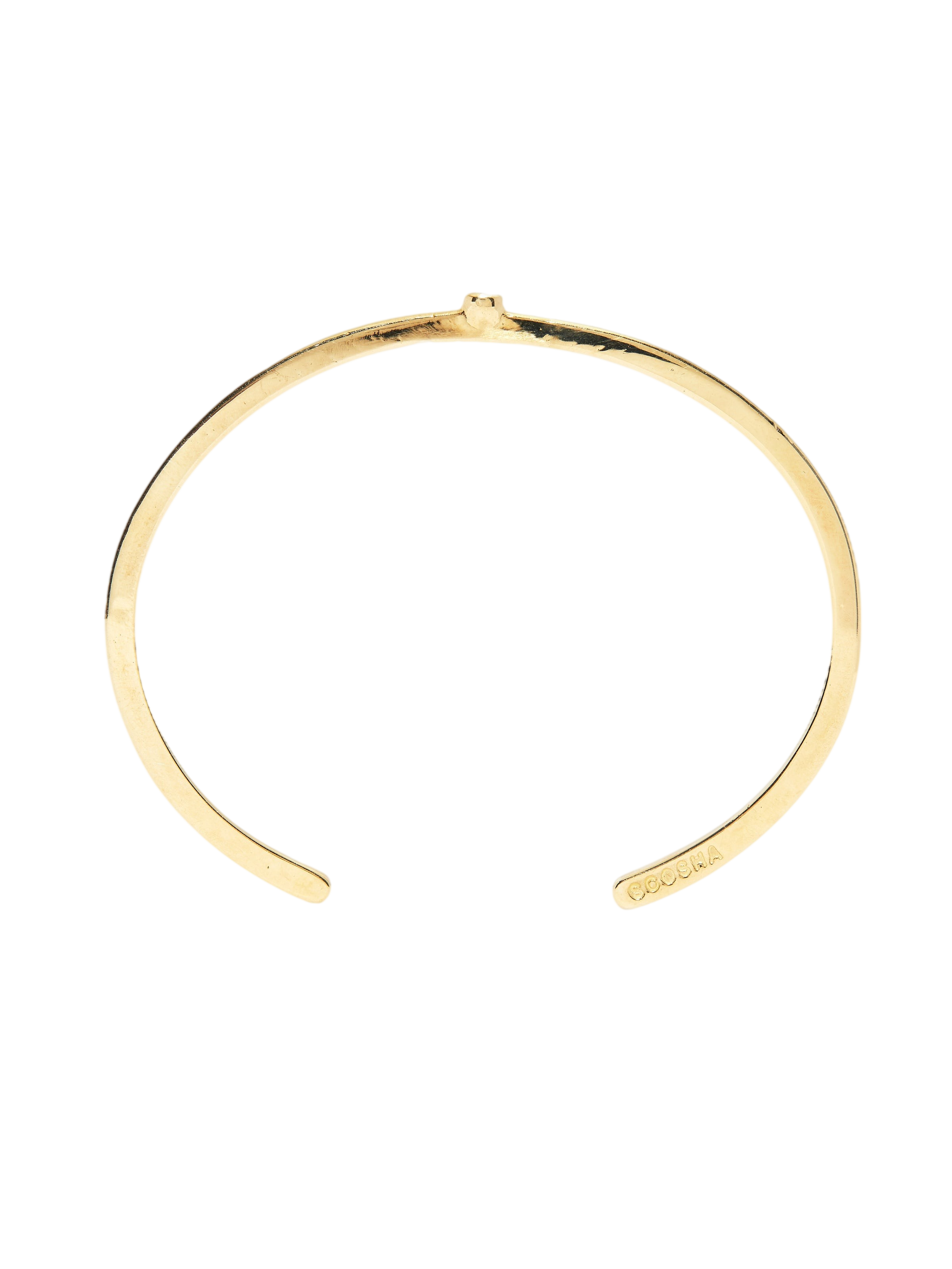 Diamond Bezel Cuff