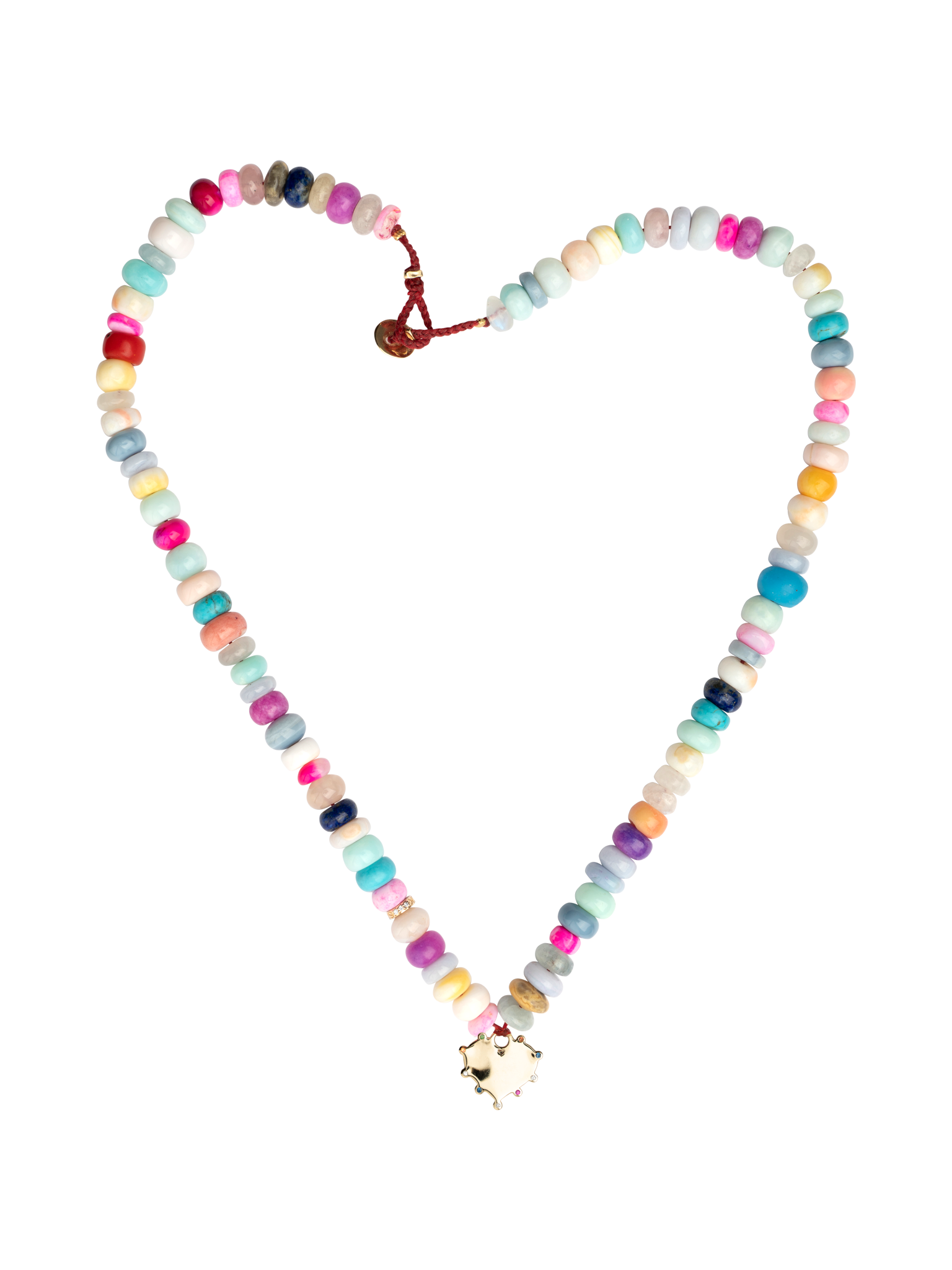 Candy gem necklace