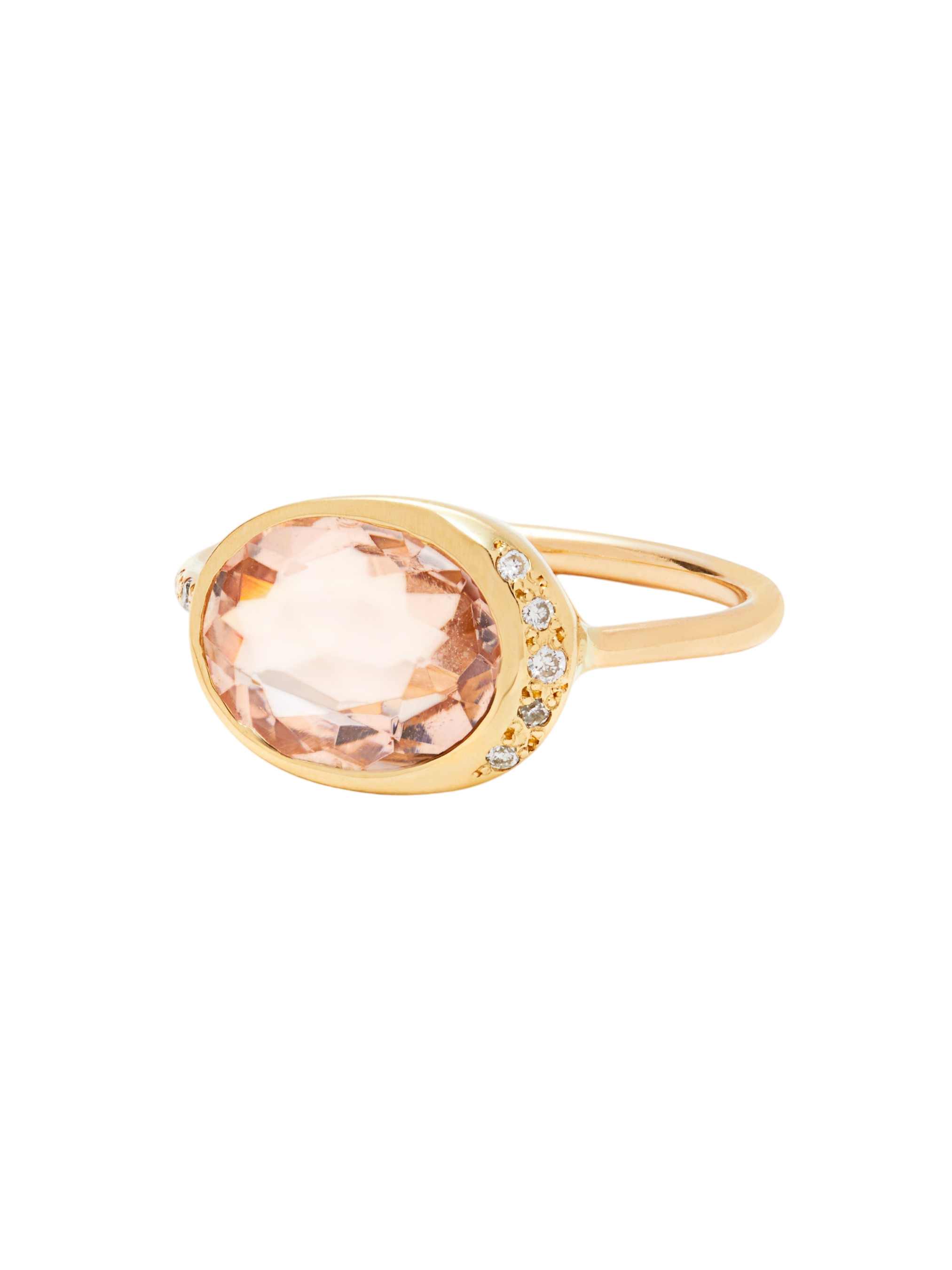 The Alice Morganite Ring photo