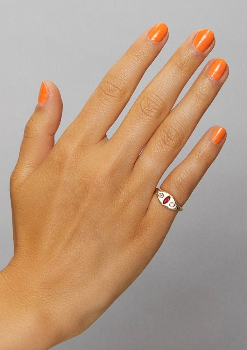 The Ruby Makeda Ring