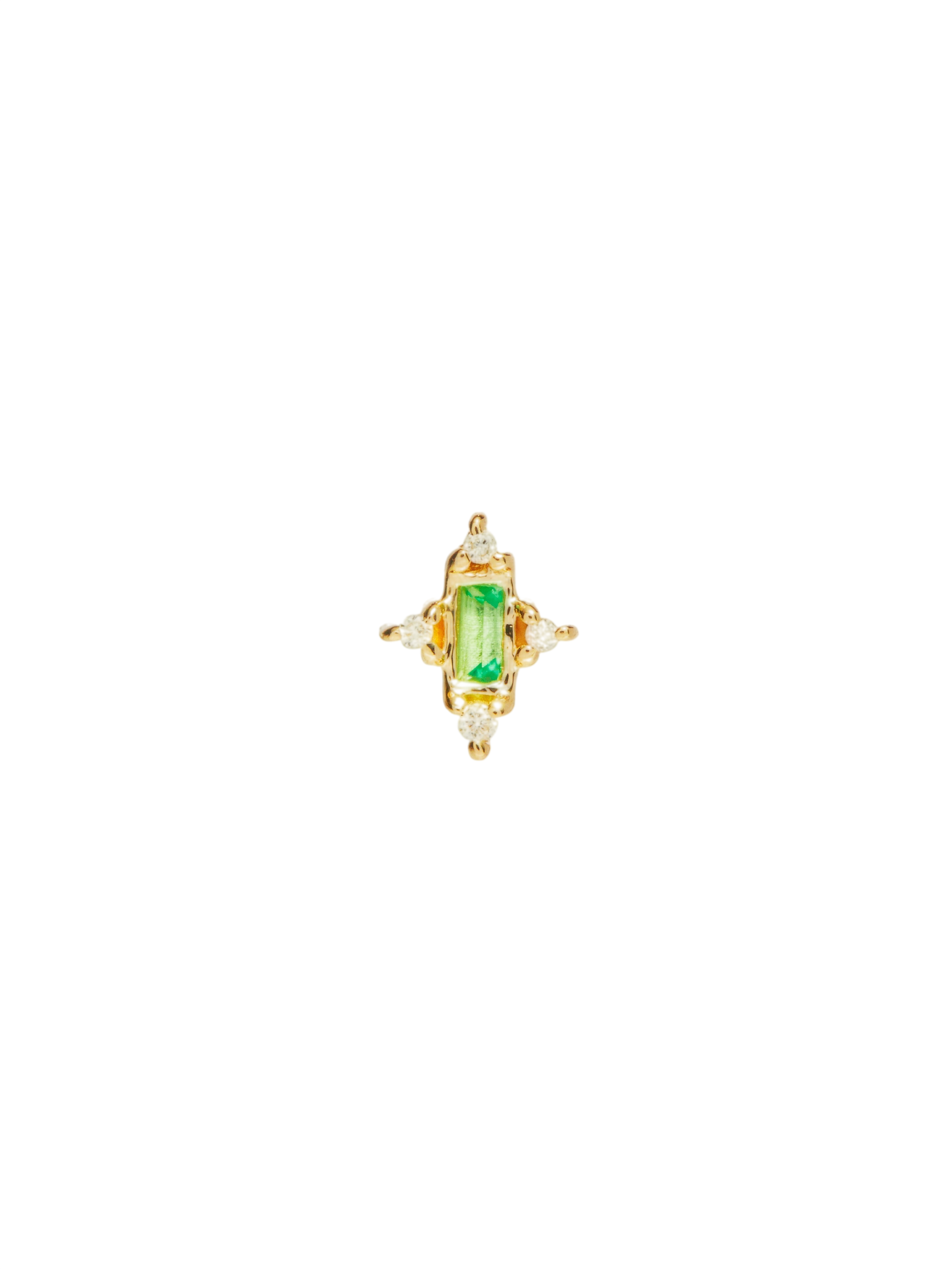 Amulet Stud with Emerald photo
