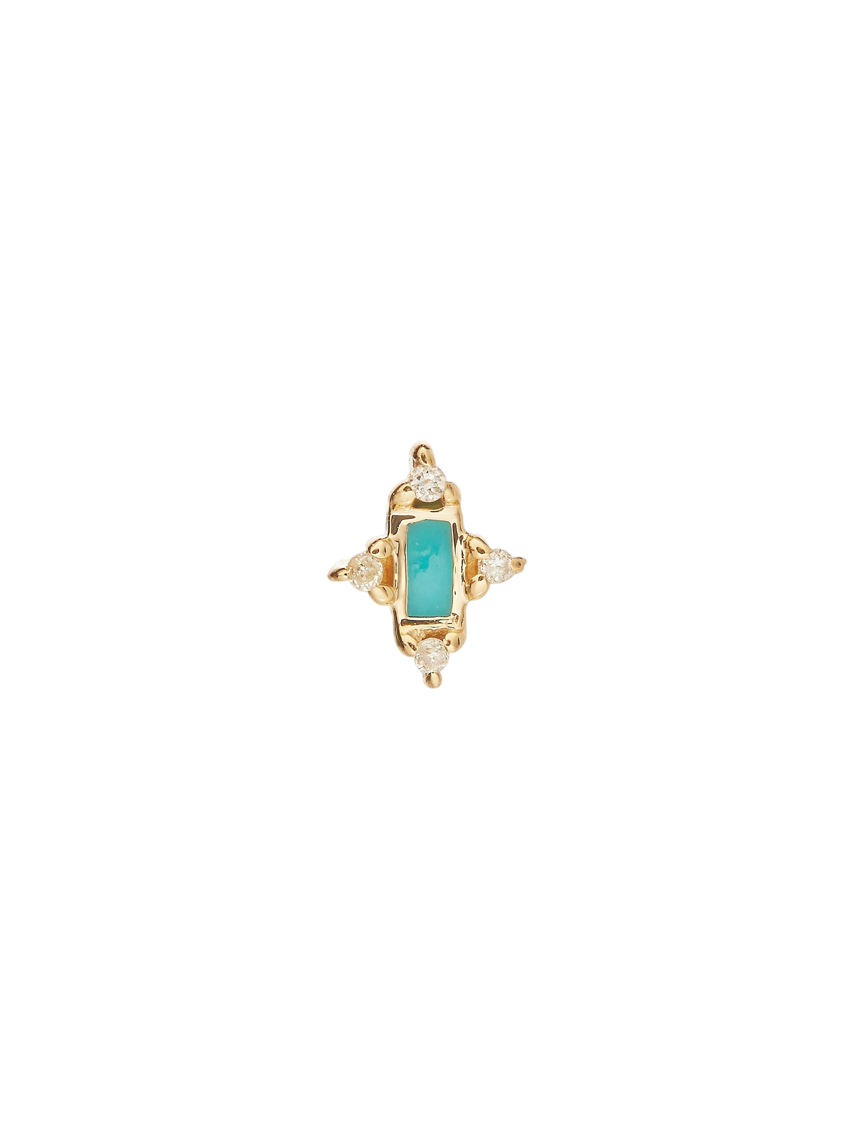 Amulet Stud with Turquoise photo