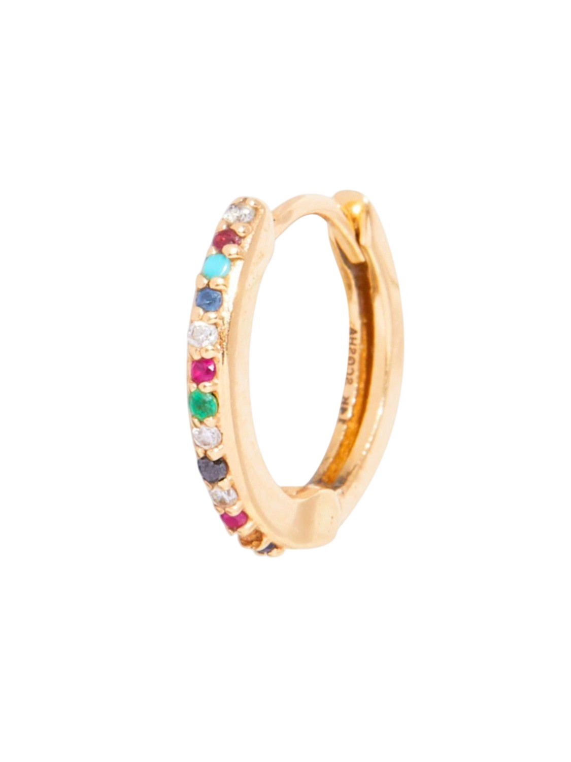 Rainbow Gems Hinge Hoop photo
