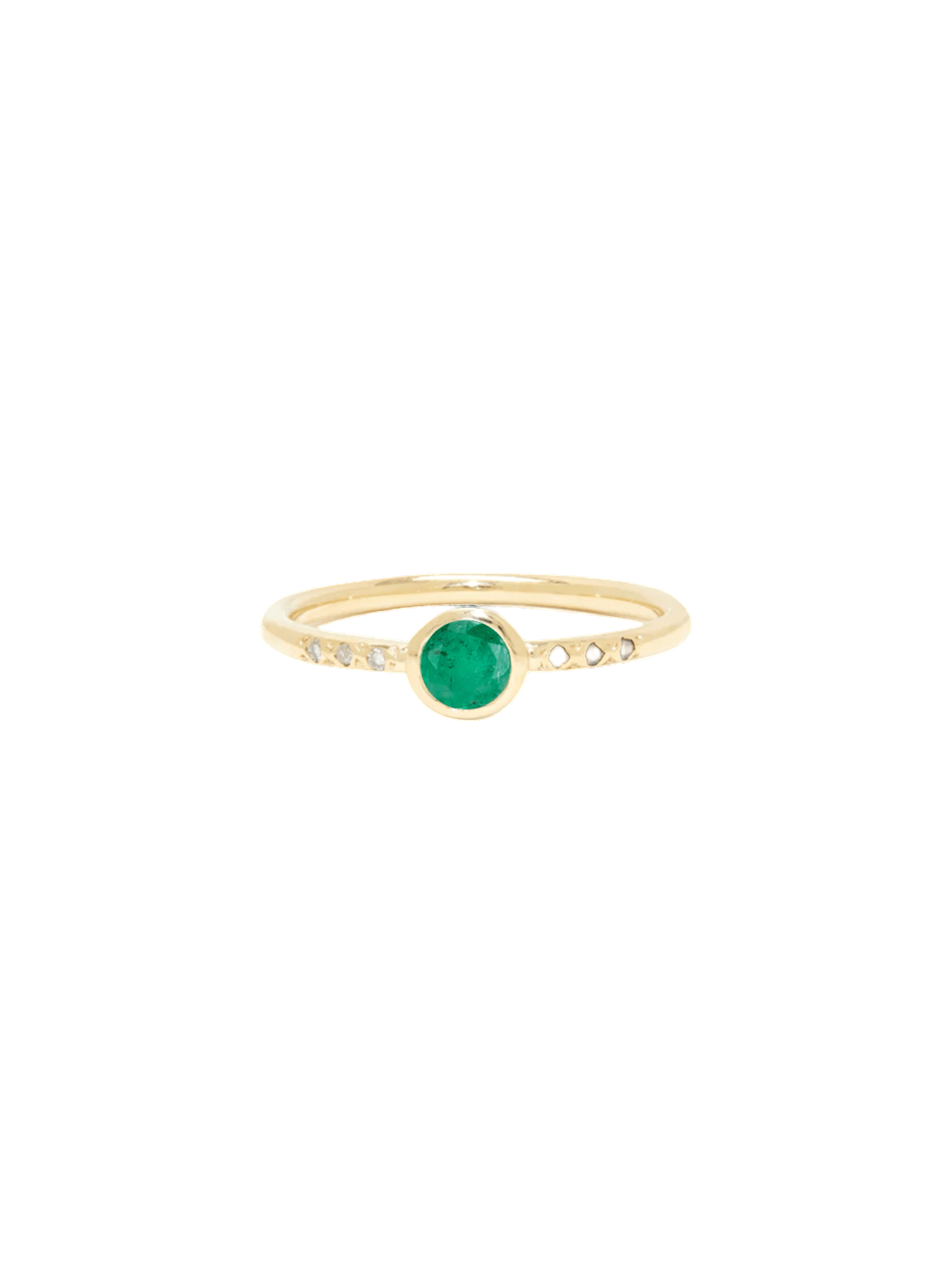 Midnight emerald ring