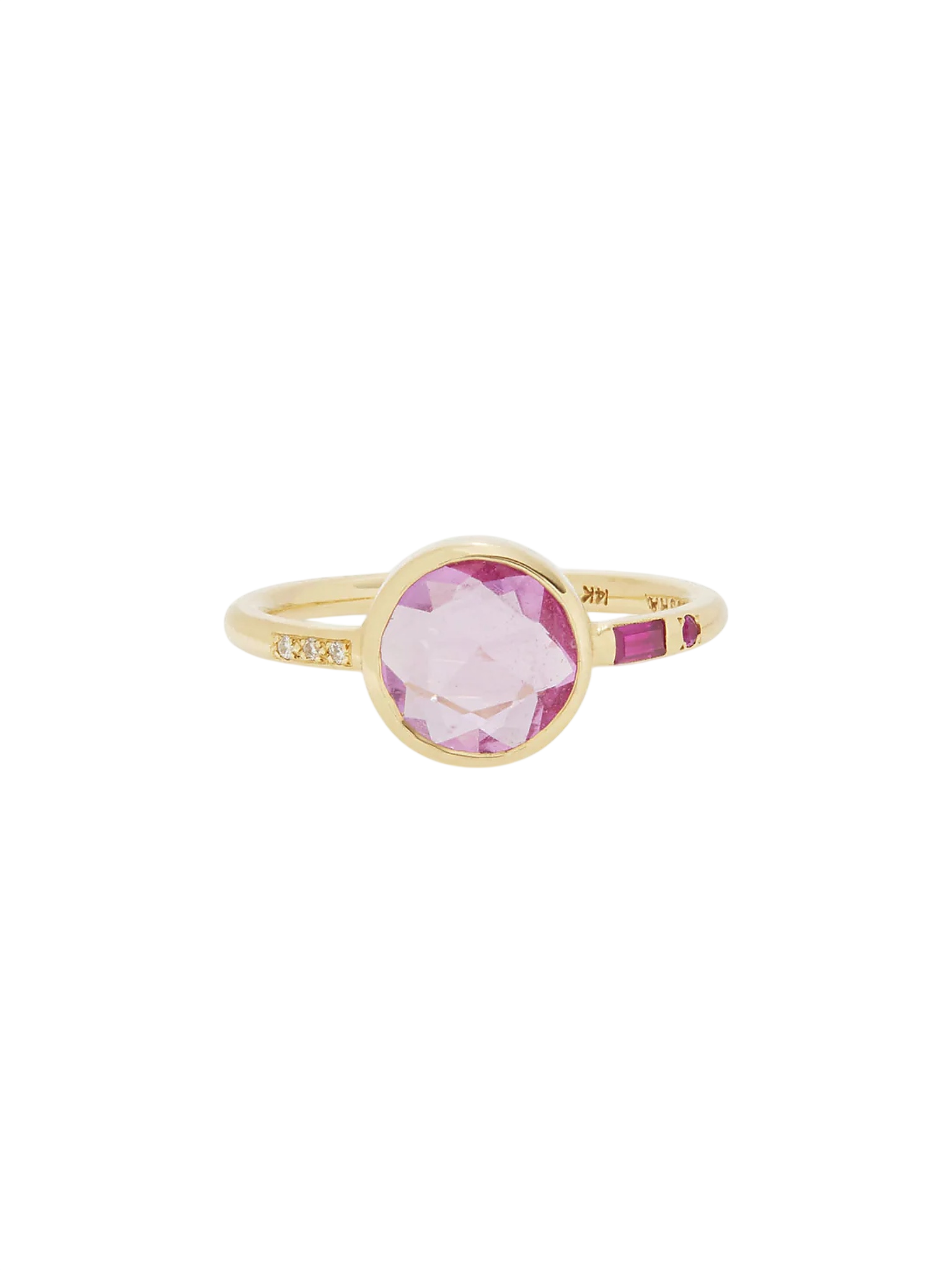 The Lovern Ring with Pink Sapphire