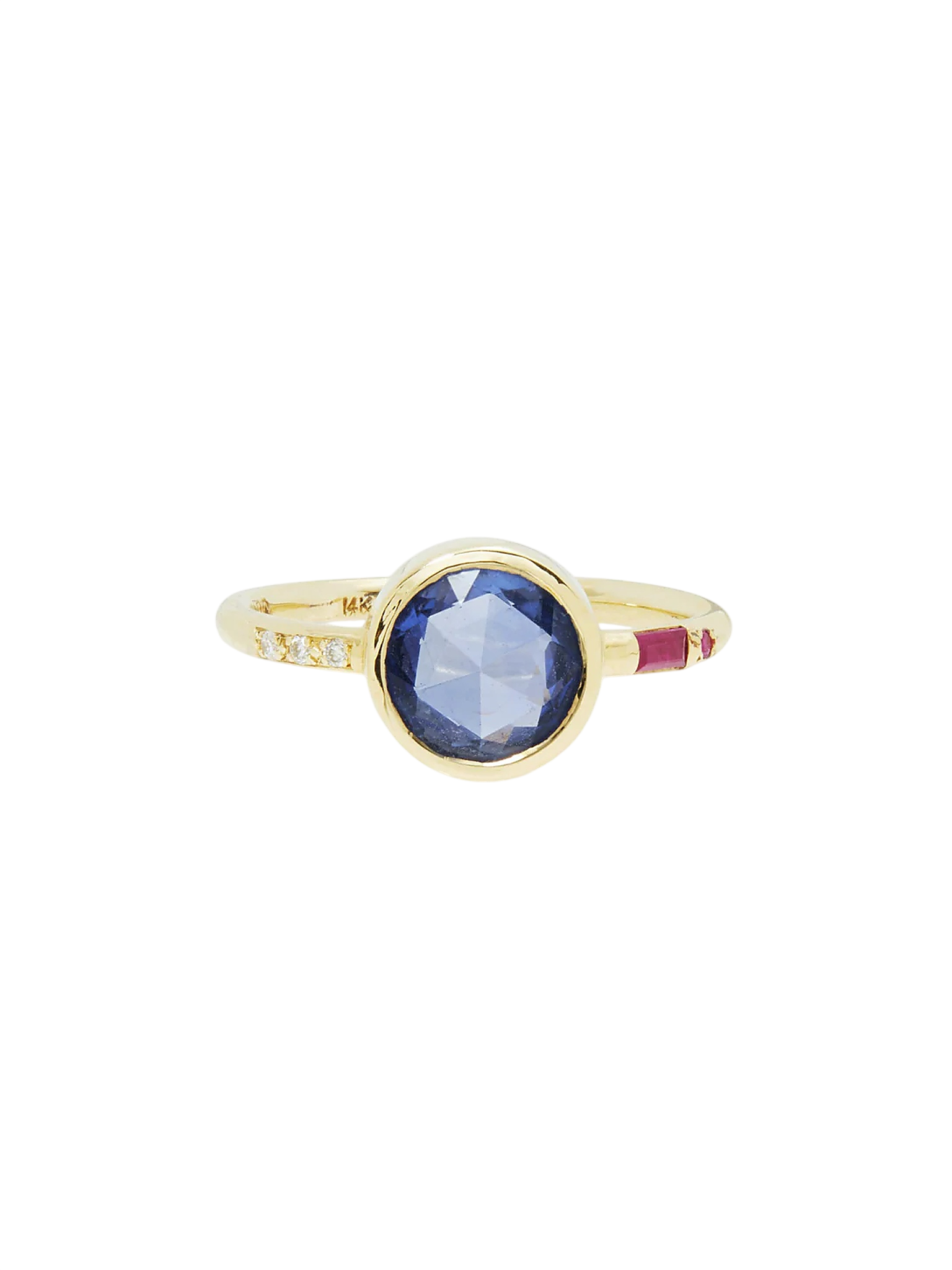 The Lovern Ring with Blue Sapphire