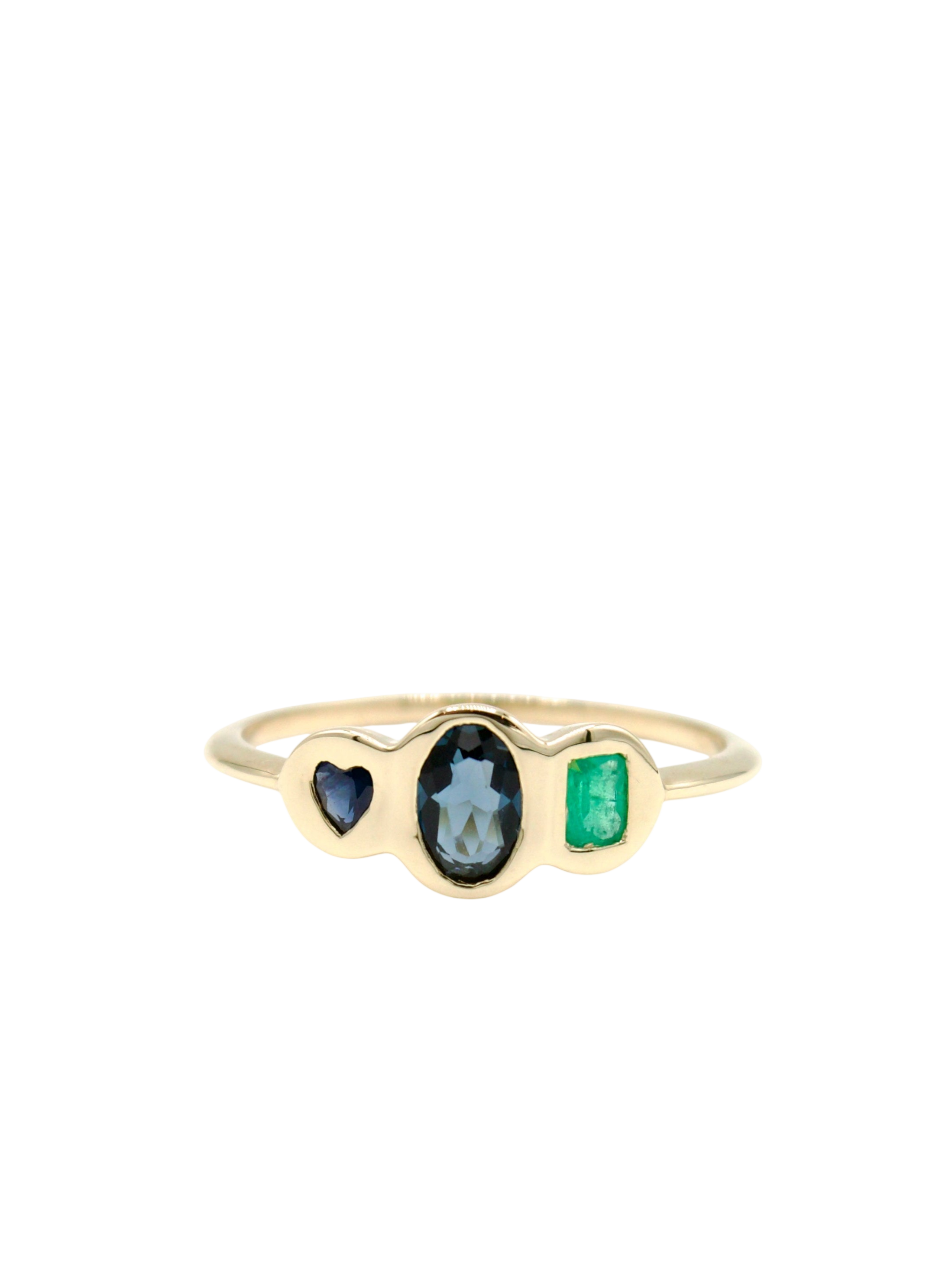 Mini Everlasting Love Ring in Ocean photo