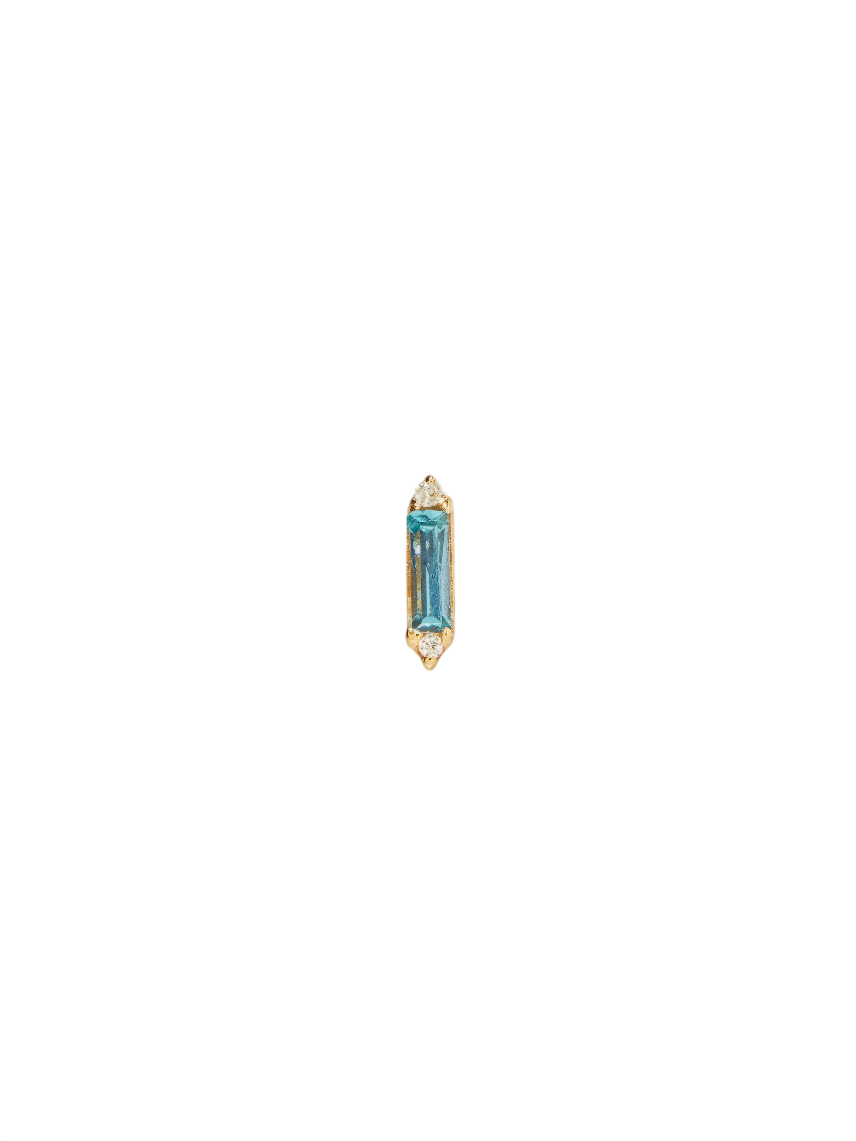 Dazzle Stud with Blue Topaz photo