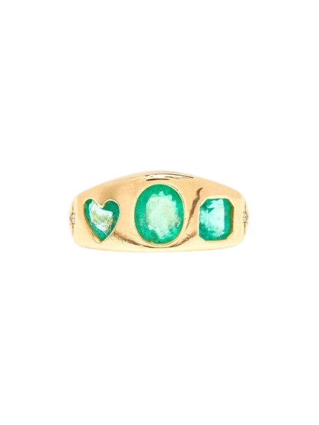 The Everlasting Love Ring with Emeralds photo
