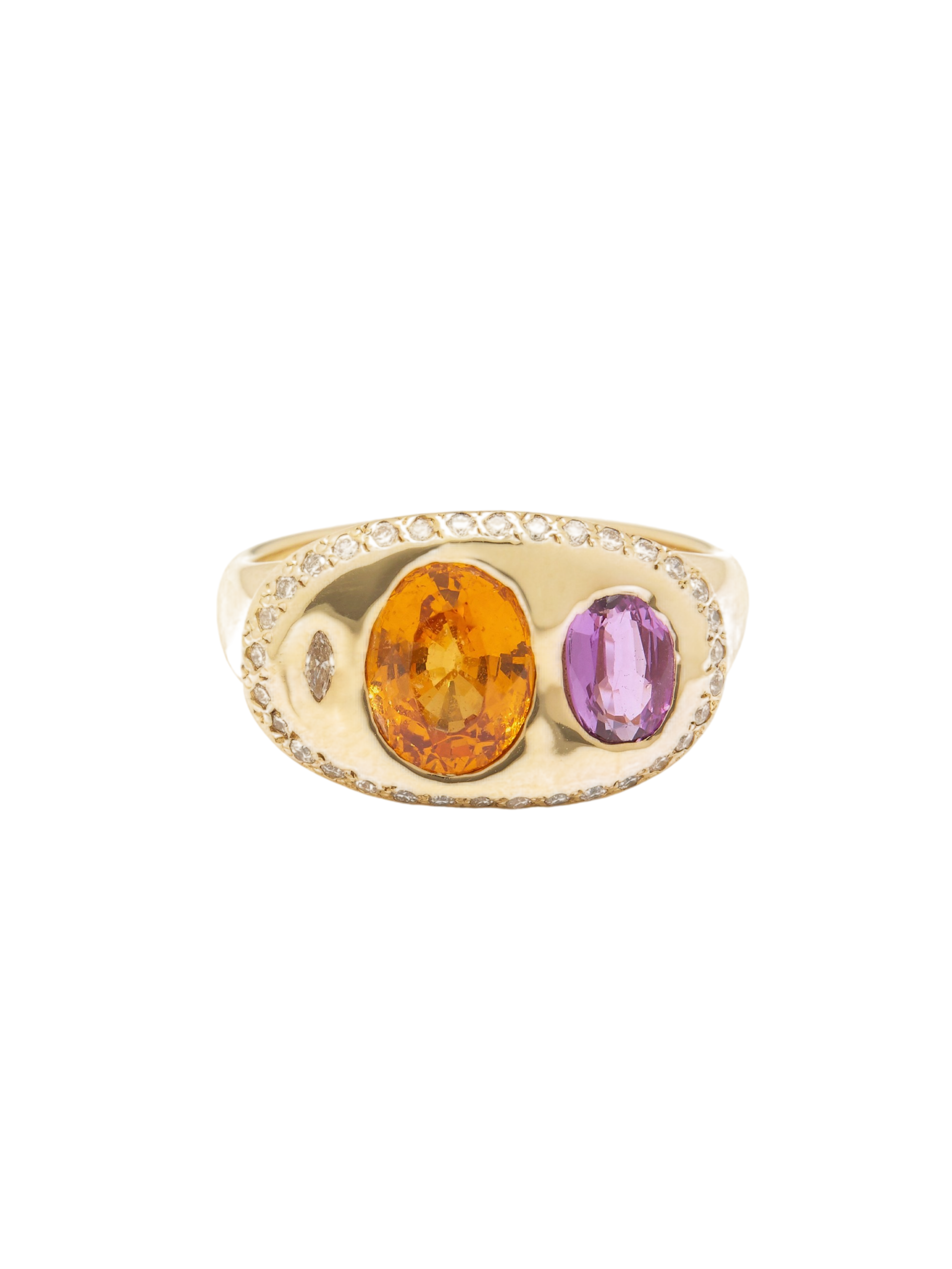 The Nandi Ring with Garnet photo