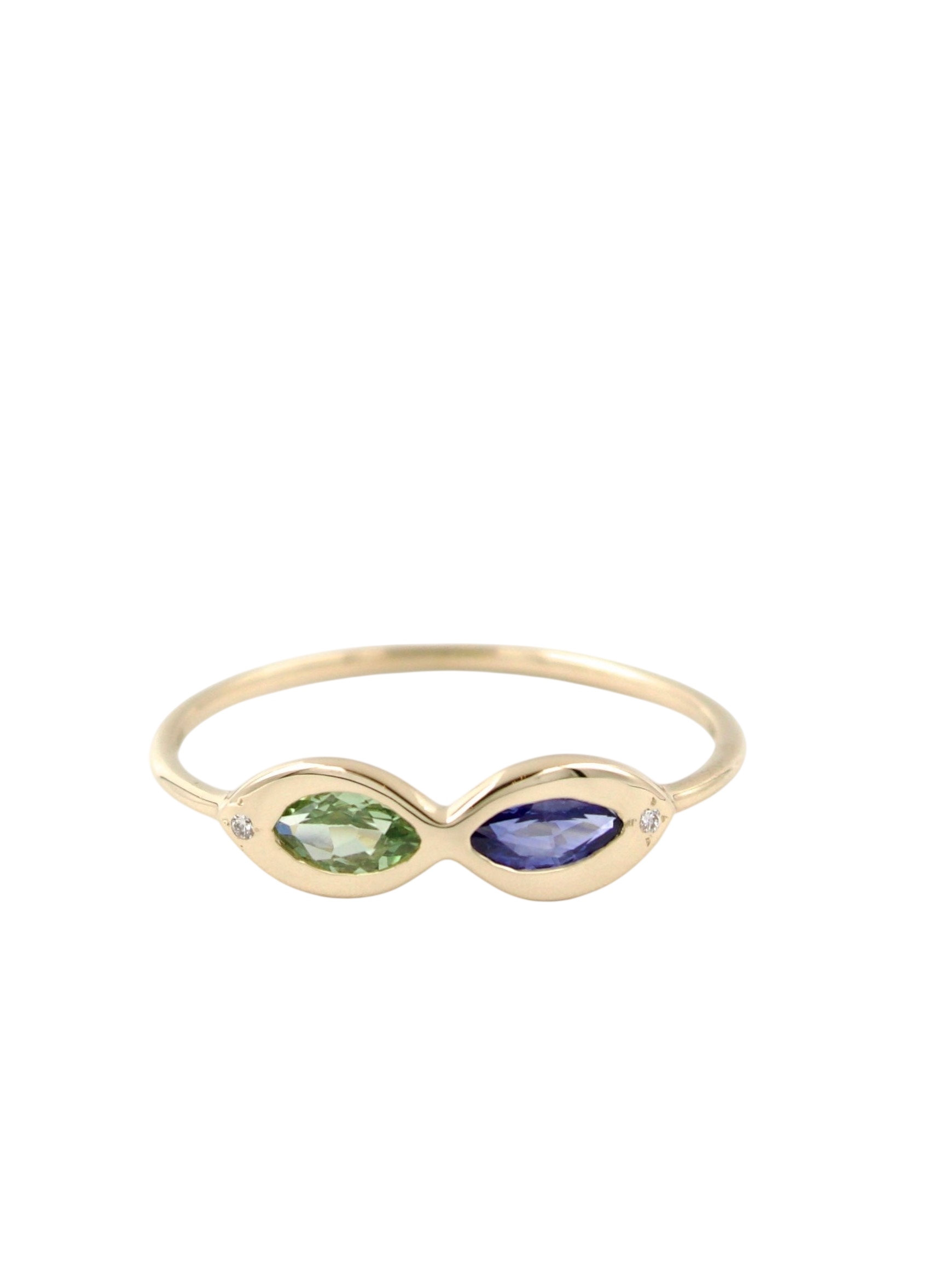 Seeing Double Ring in Dusk photo