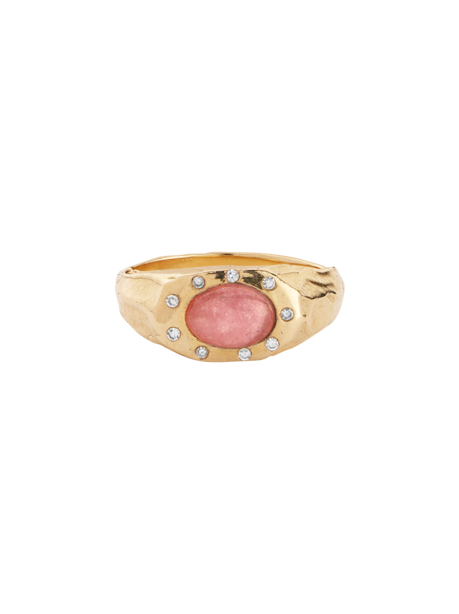 Pink tourmaline gumdrop ring by Seelye Designs | Finematter