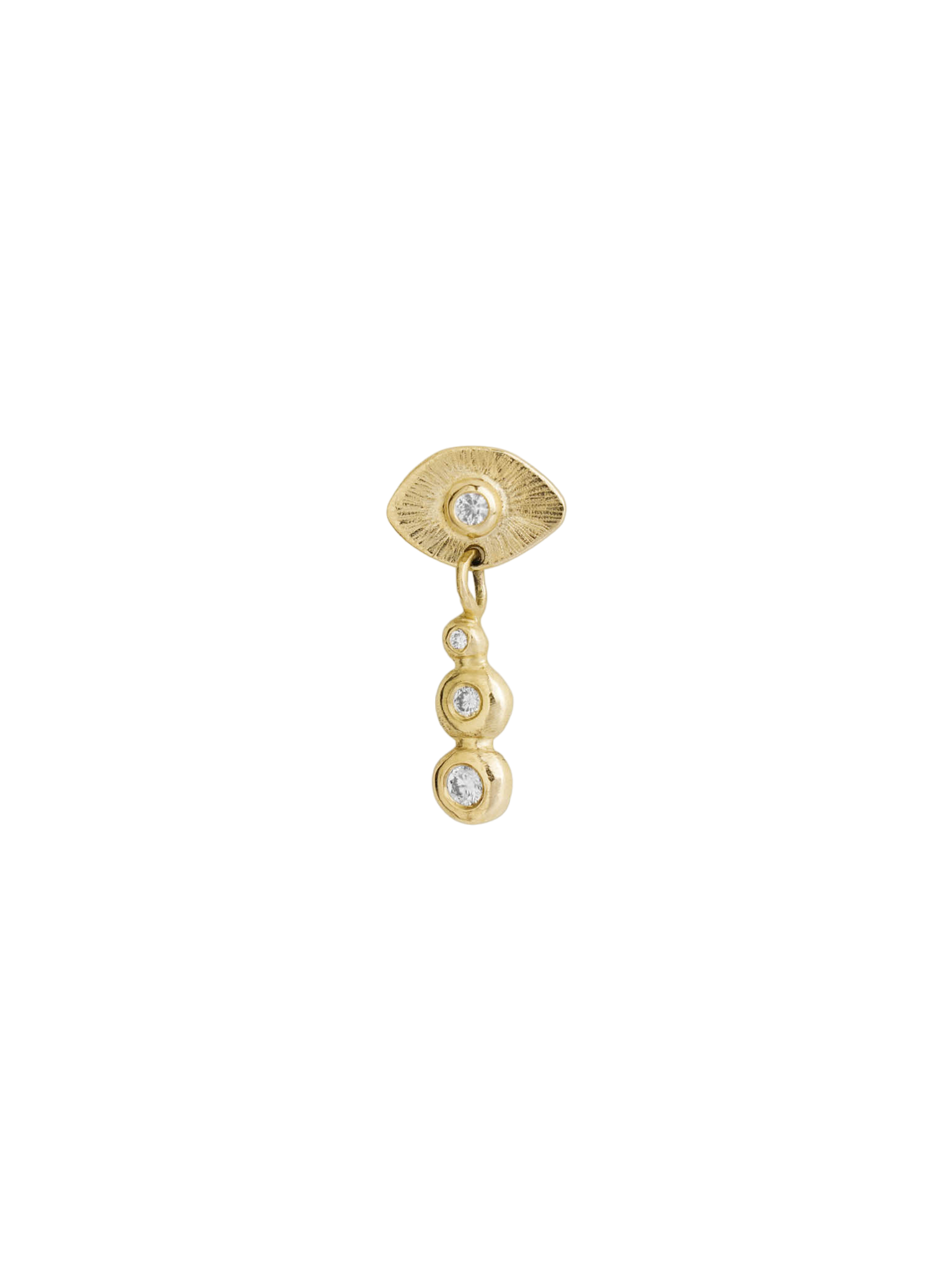 Larmes illuminées gold earring