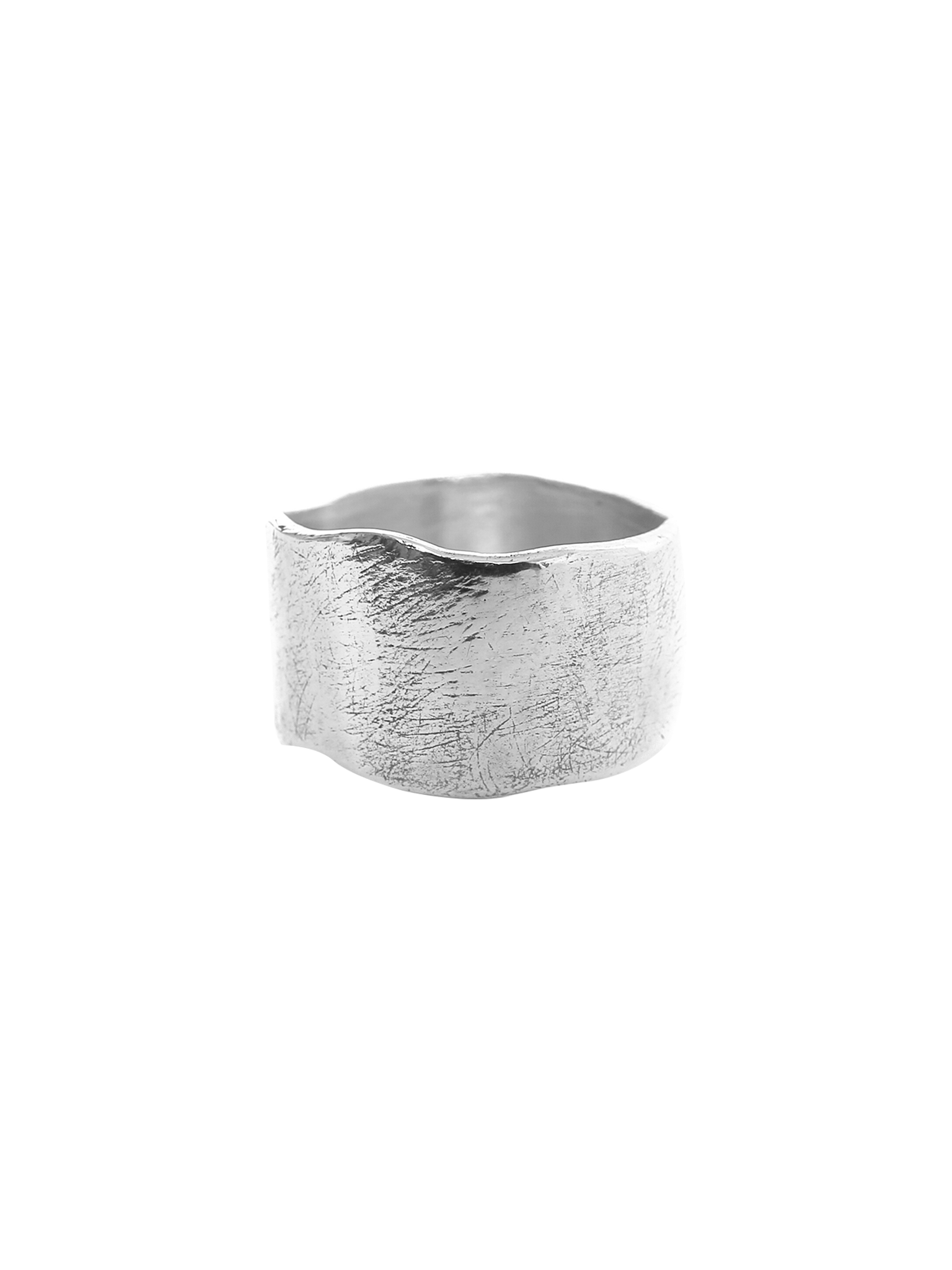 Sigr water wide band ring sterling silver