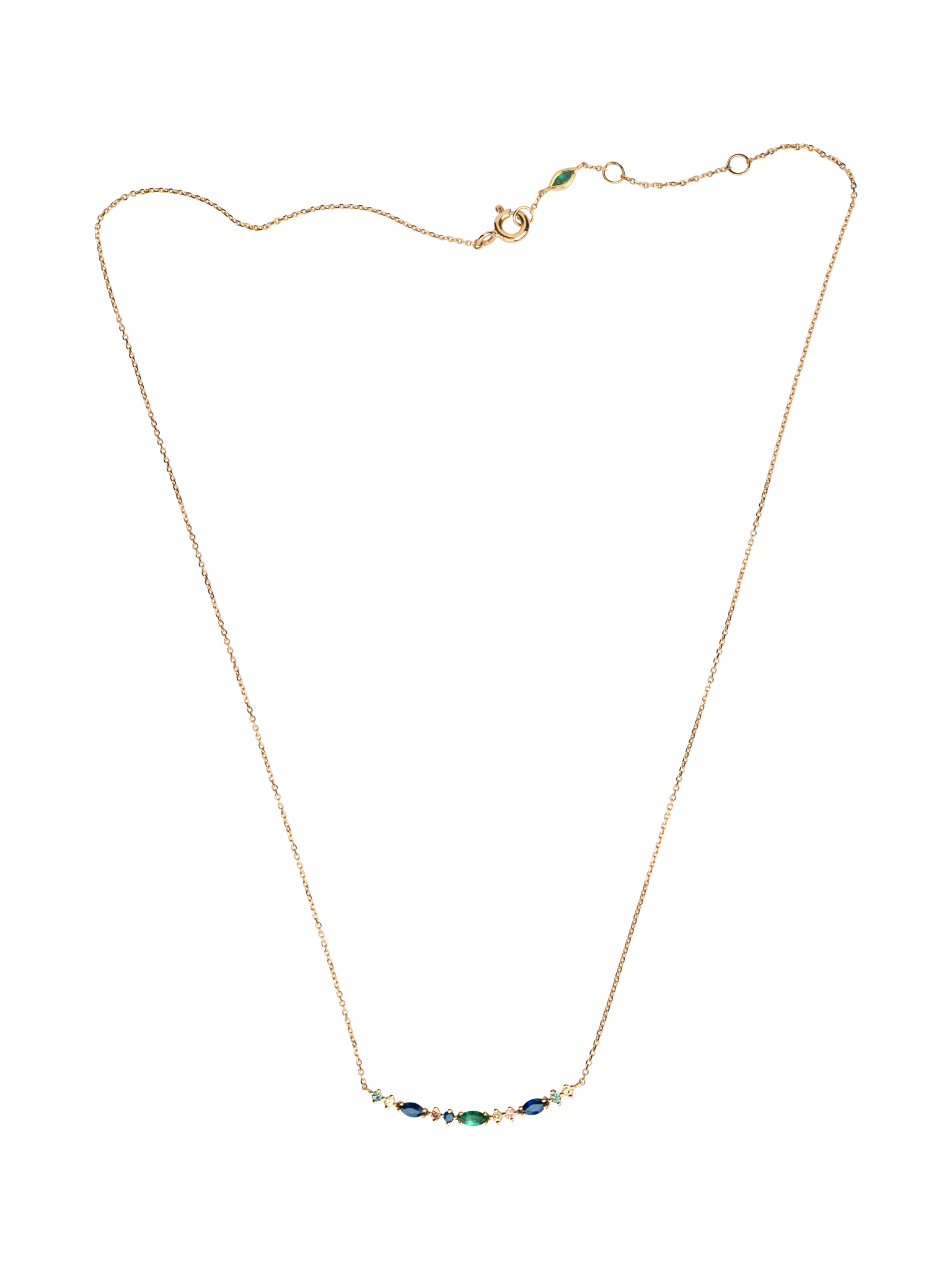 Gaia necklace 1 green