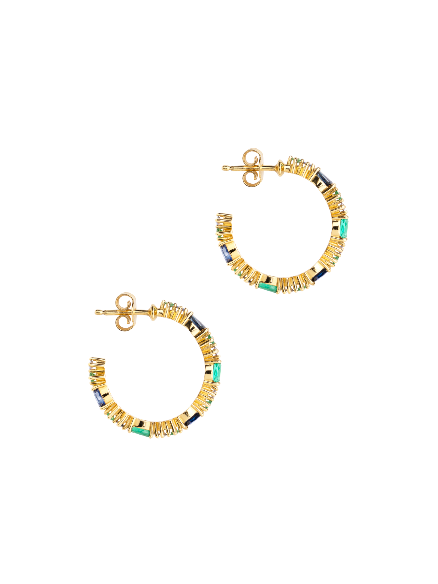 Gaia hoops 2 green