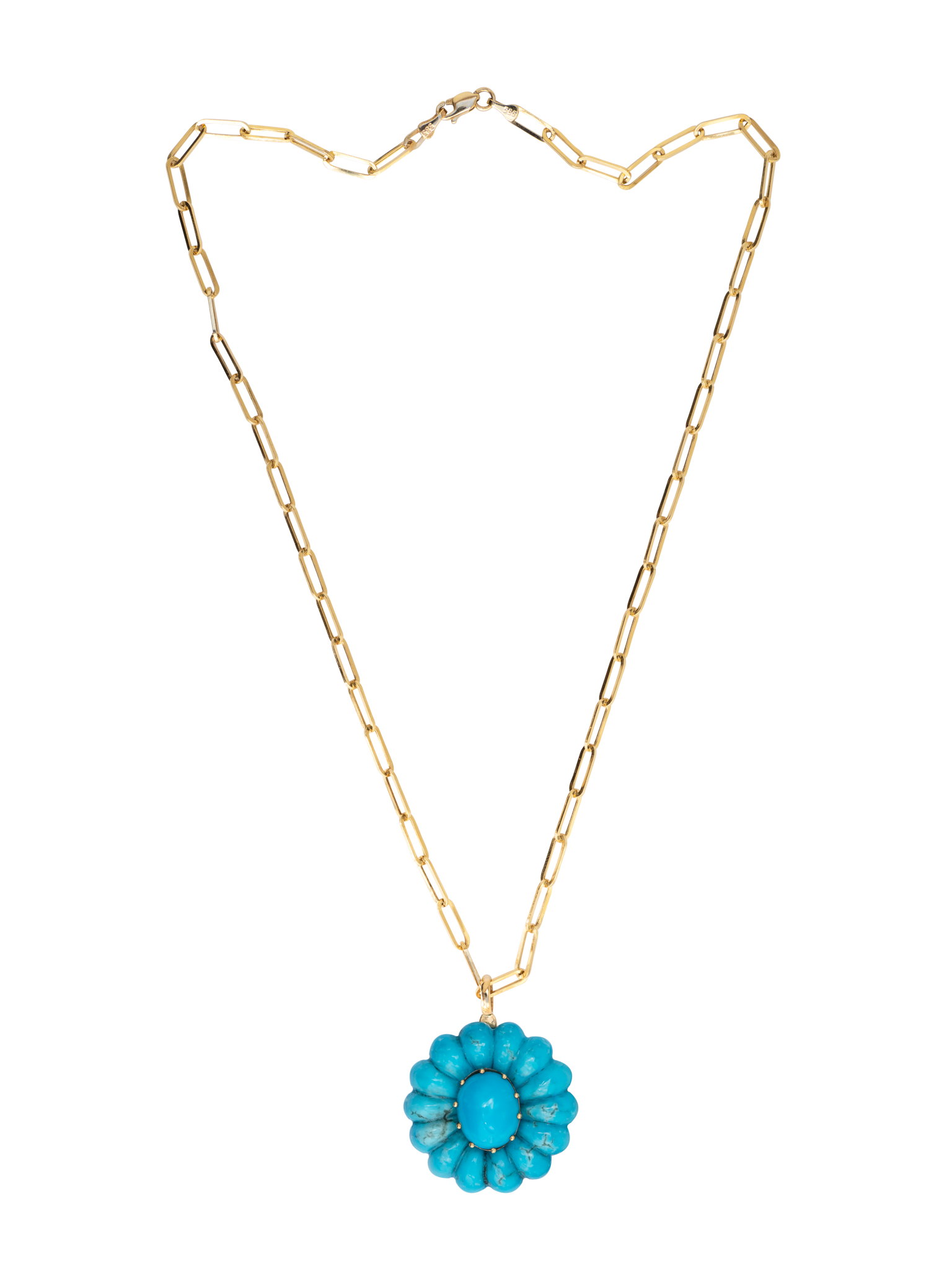 Hura turquoise necklace