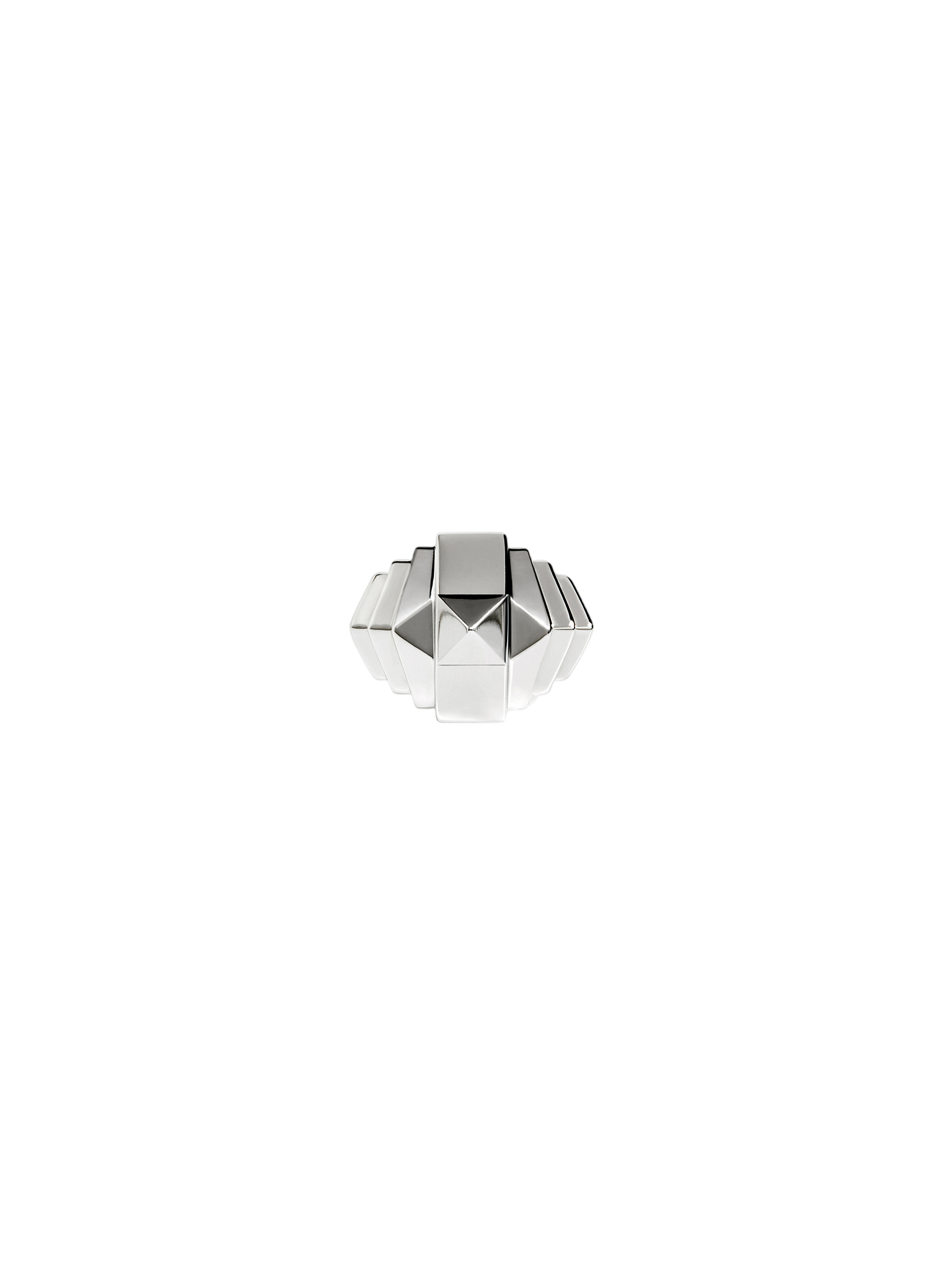 Ring rockaway mini pyramid silver
