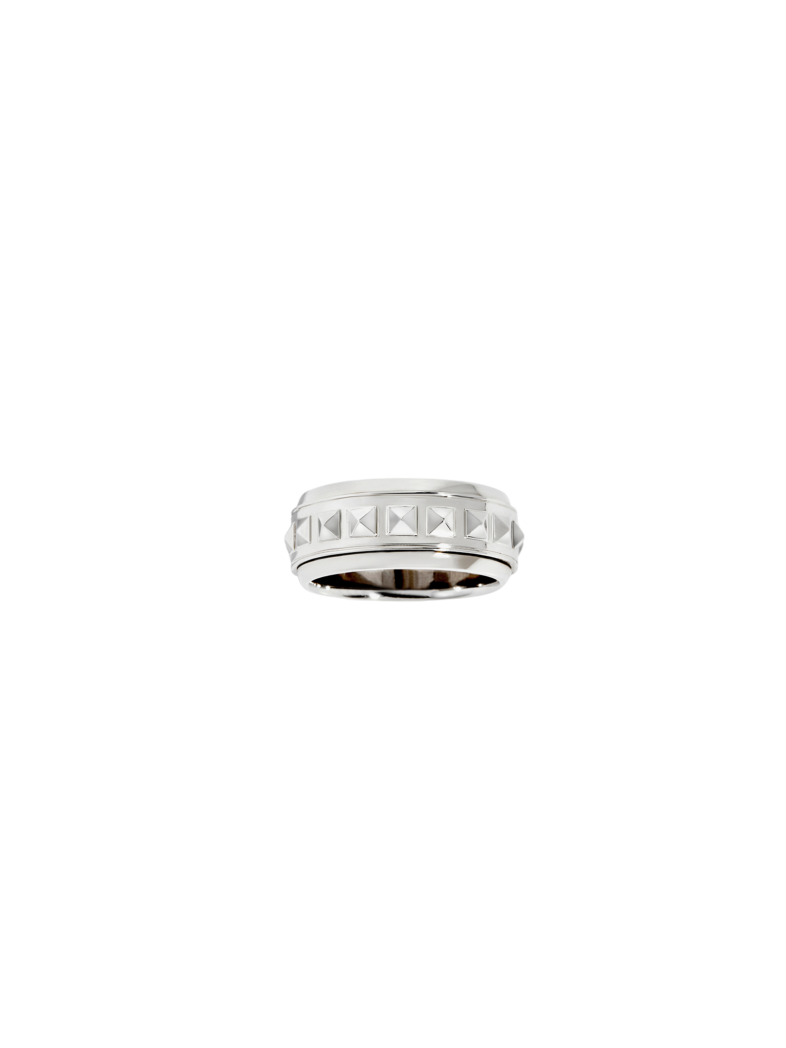 Ring rockaway spinner silver