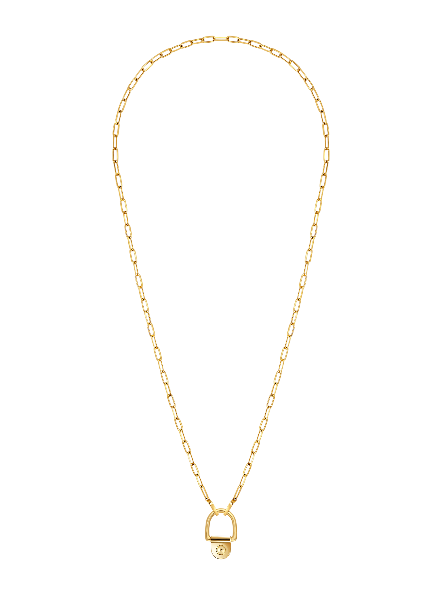 Necklace rivet lm 18k yellow gold