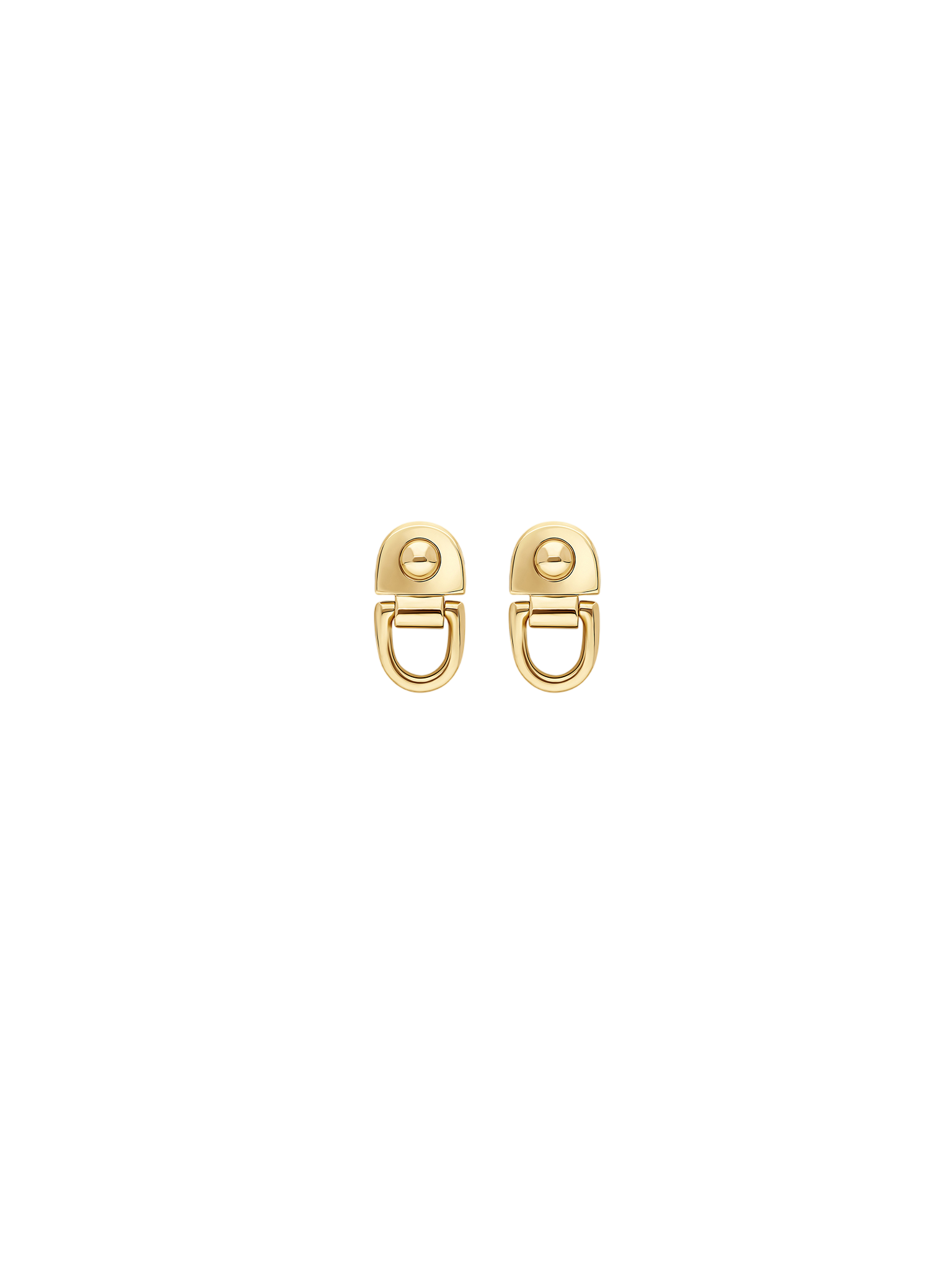 Earrings rivet s 18k yellow gold