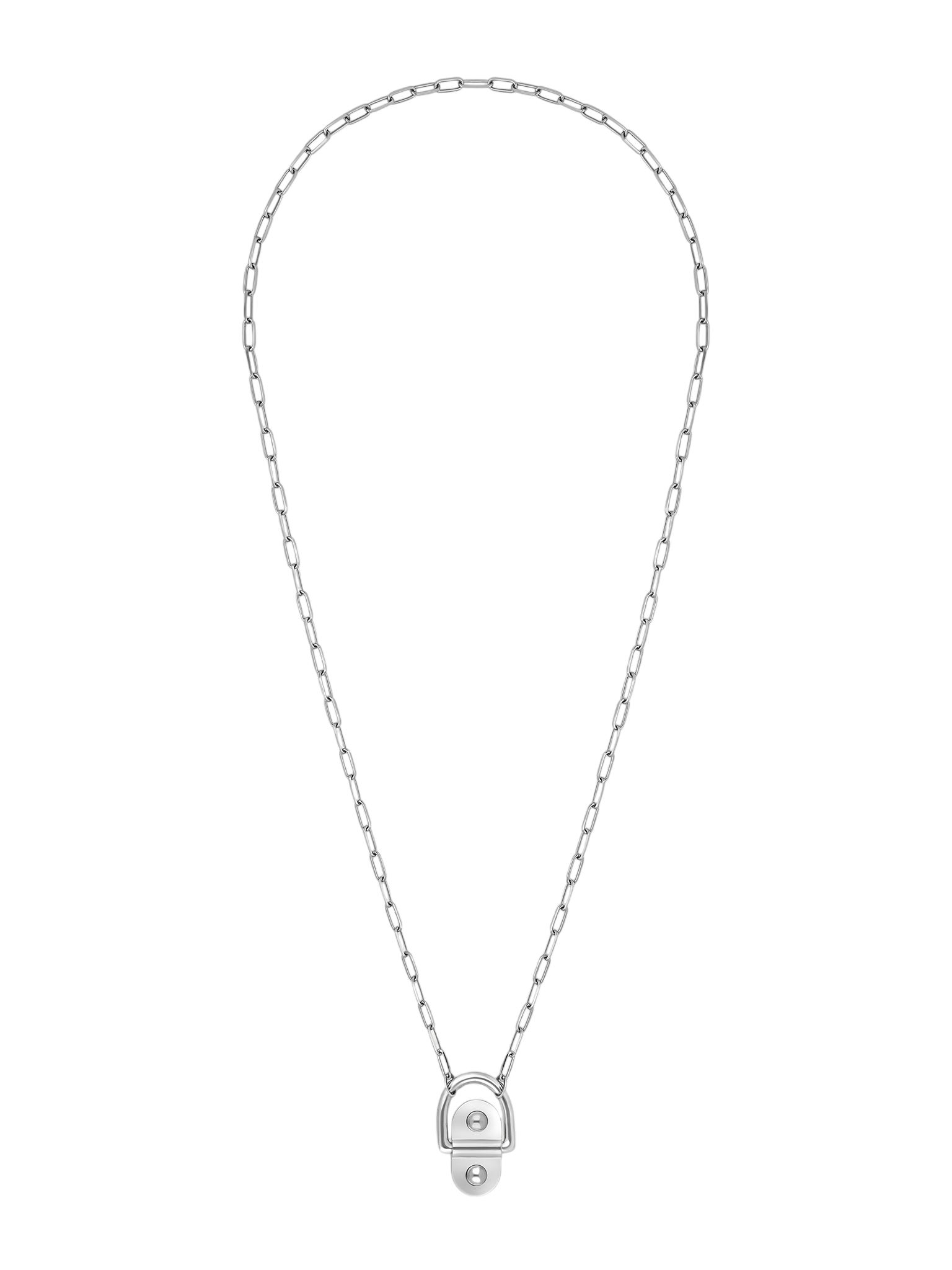 Necklace rivet silver