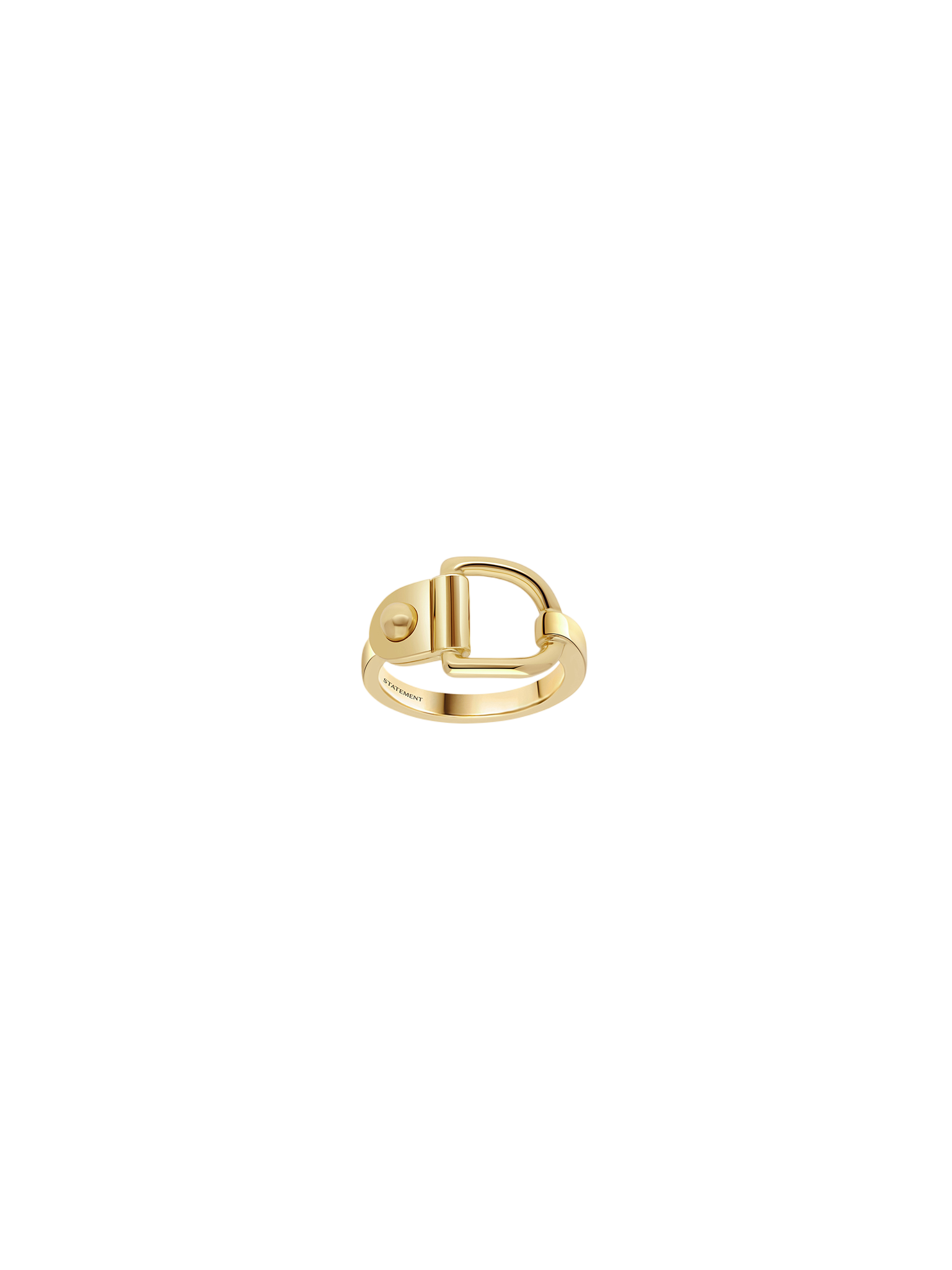 Ring rivet mm 18k yellow gold 