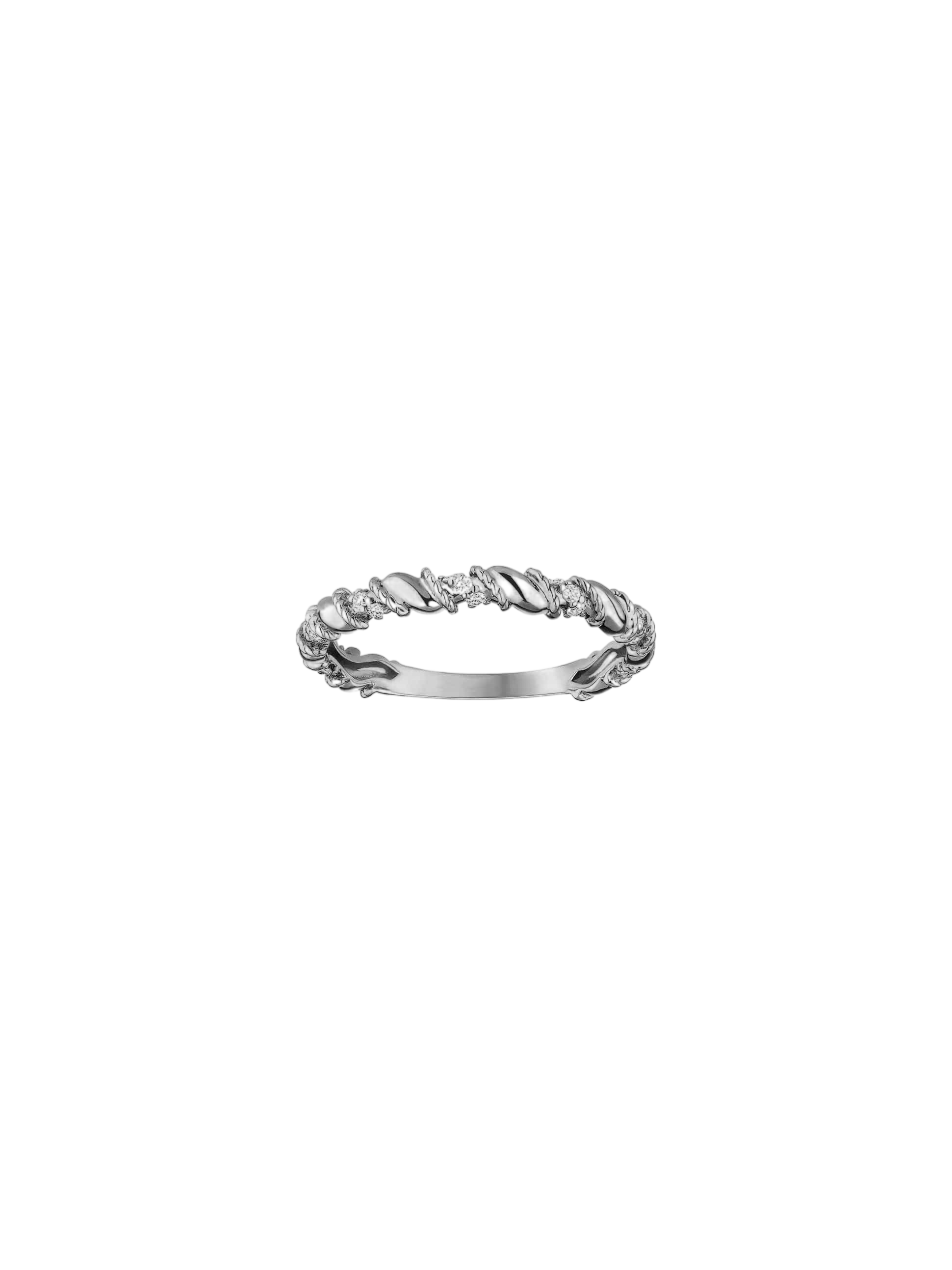 Bague Twist Petit modèle Or et diamants photo