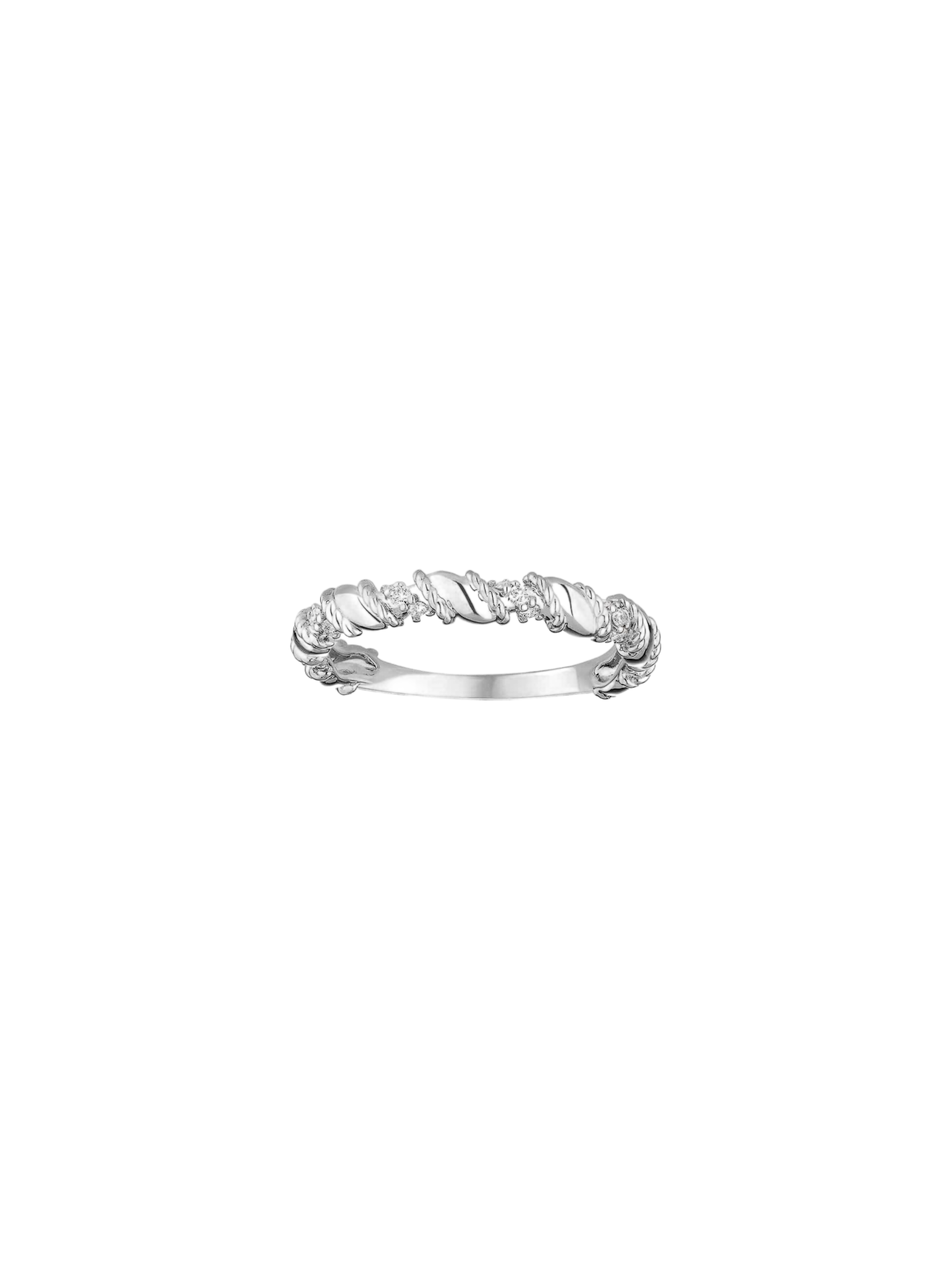 Bague Twist Moyen modèle Or et diamants photo