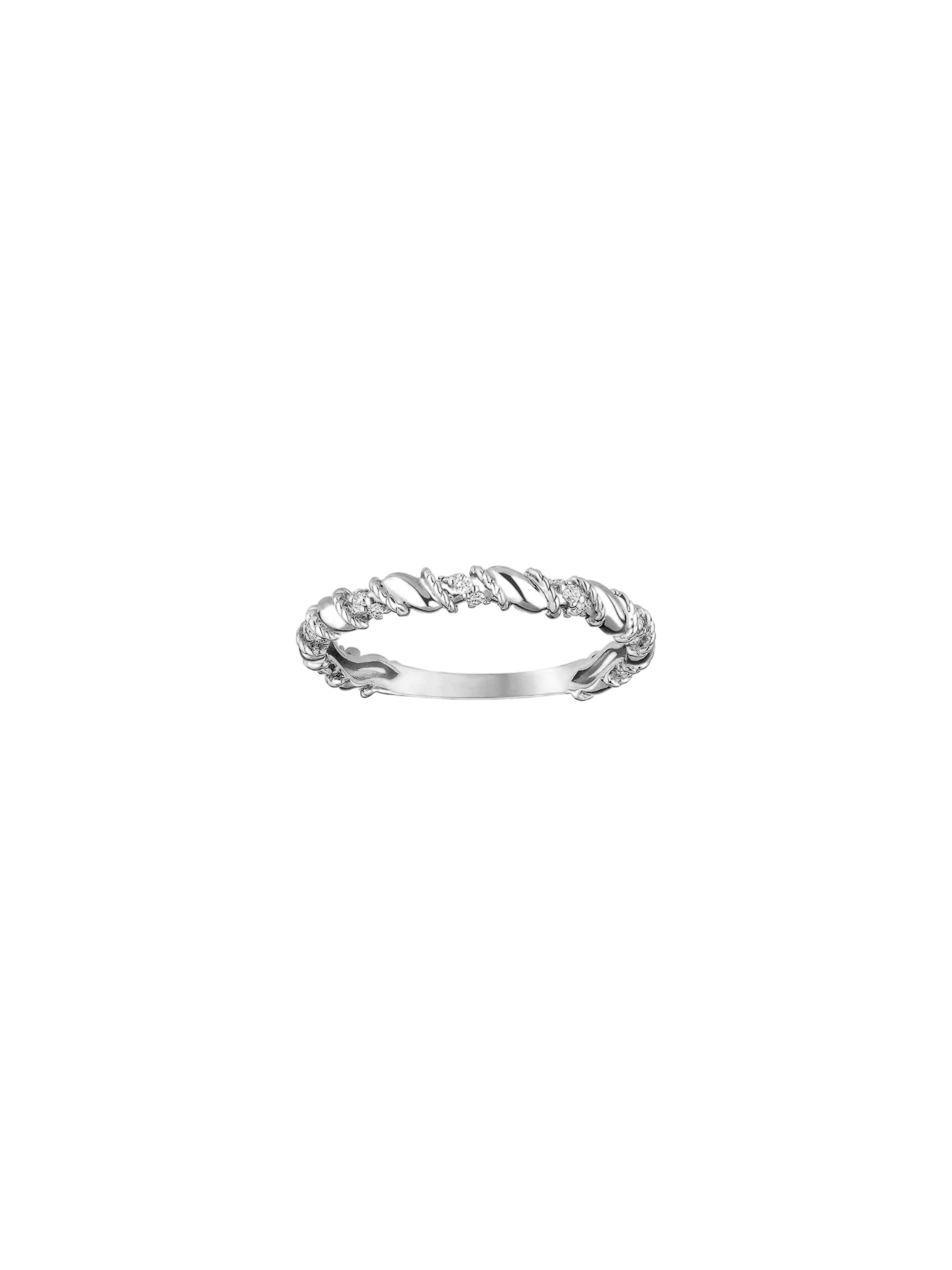 Bague Twist Petit modèle Or et diamants photo