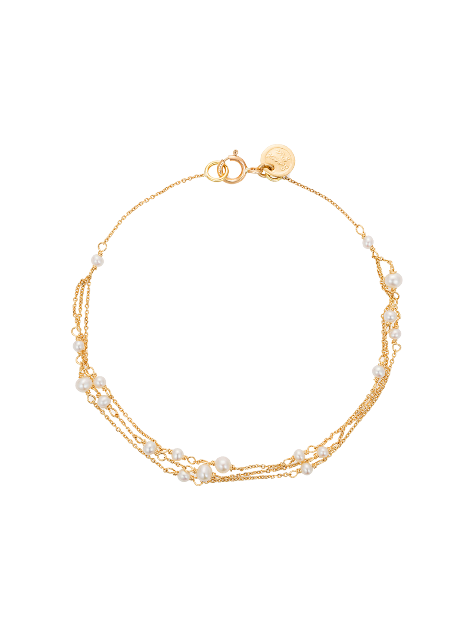 Flapper girl pearl bracelet