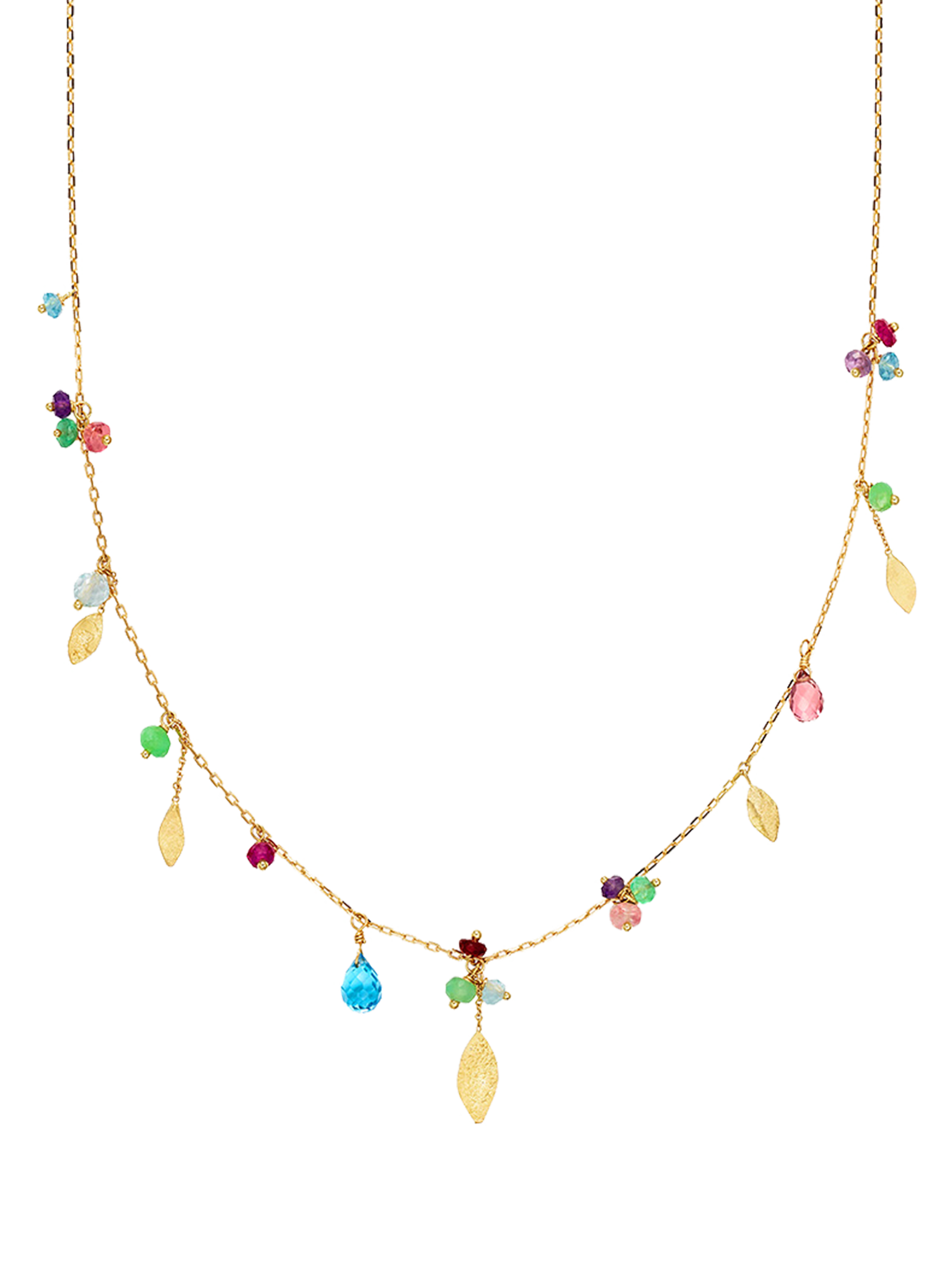 Romantic world of sweet pea necklace 