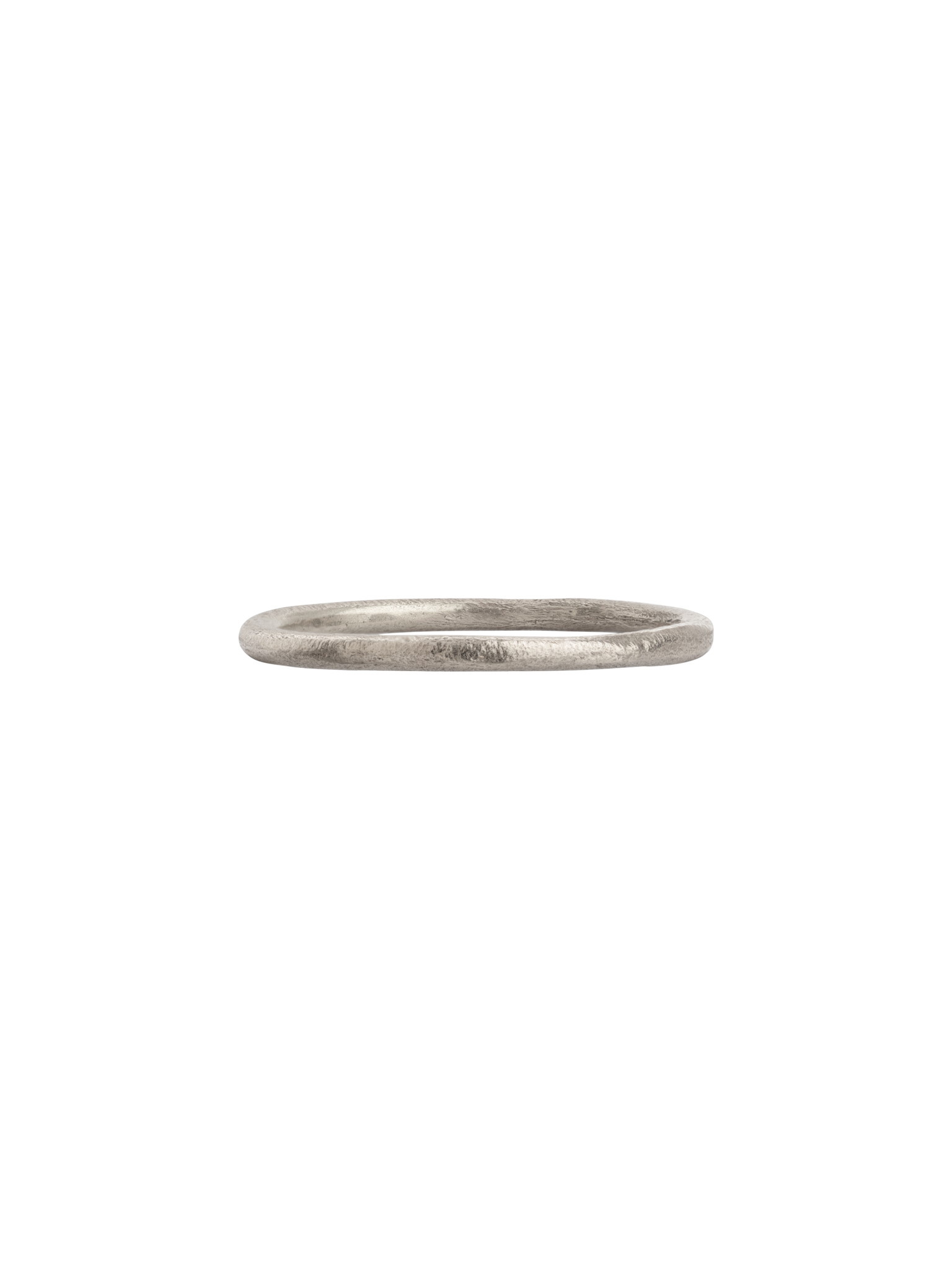 9ct white gold plain wedding band 1.5mm wide
