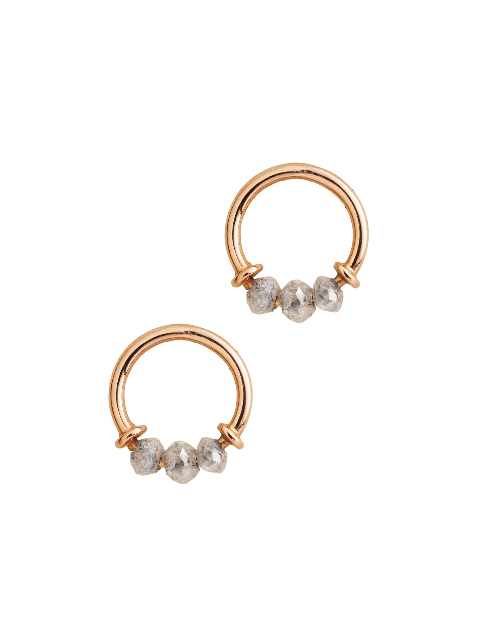 Abaque, icy diamond earrings