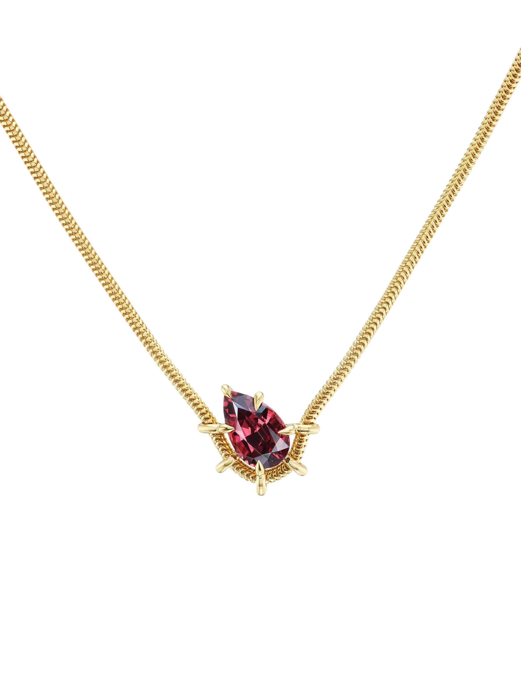 Red Garnet Louise Vivid Necklace (2.38ct) photo