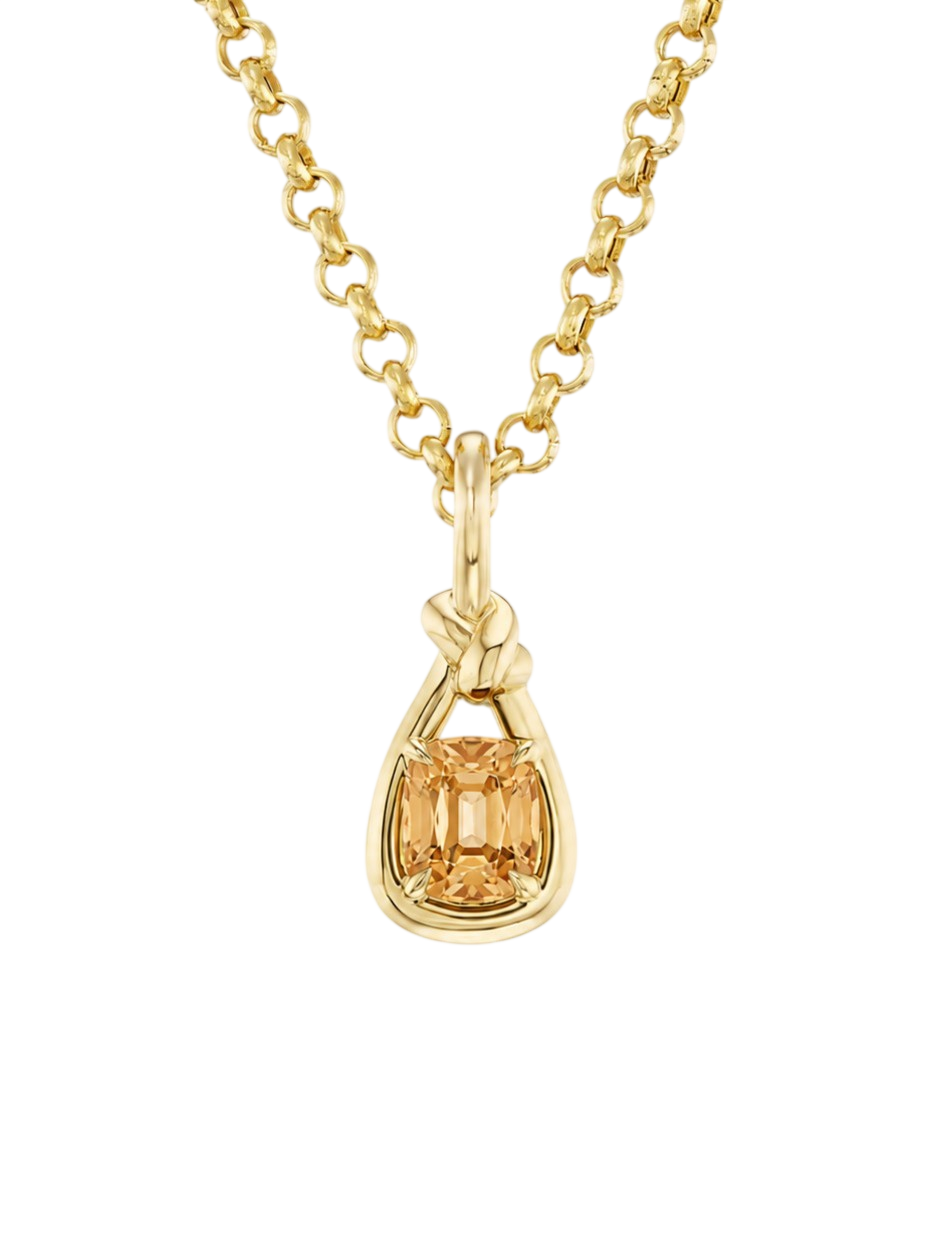 Imperial Topaz Boa Play Charm (1.18ct) photo