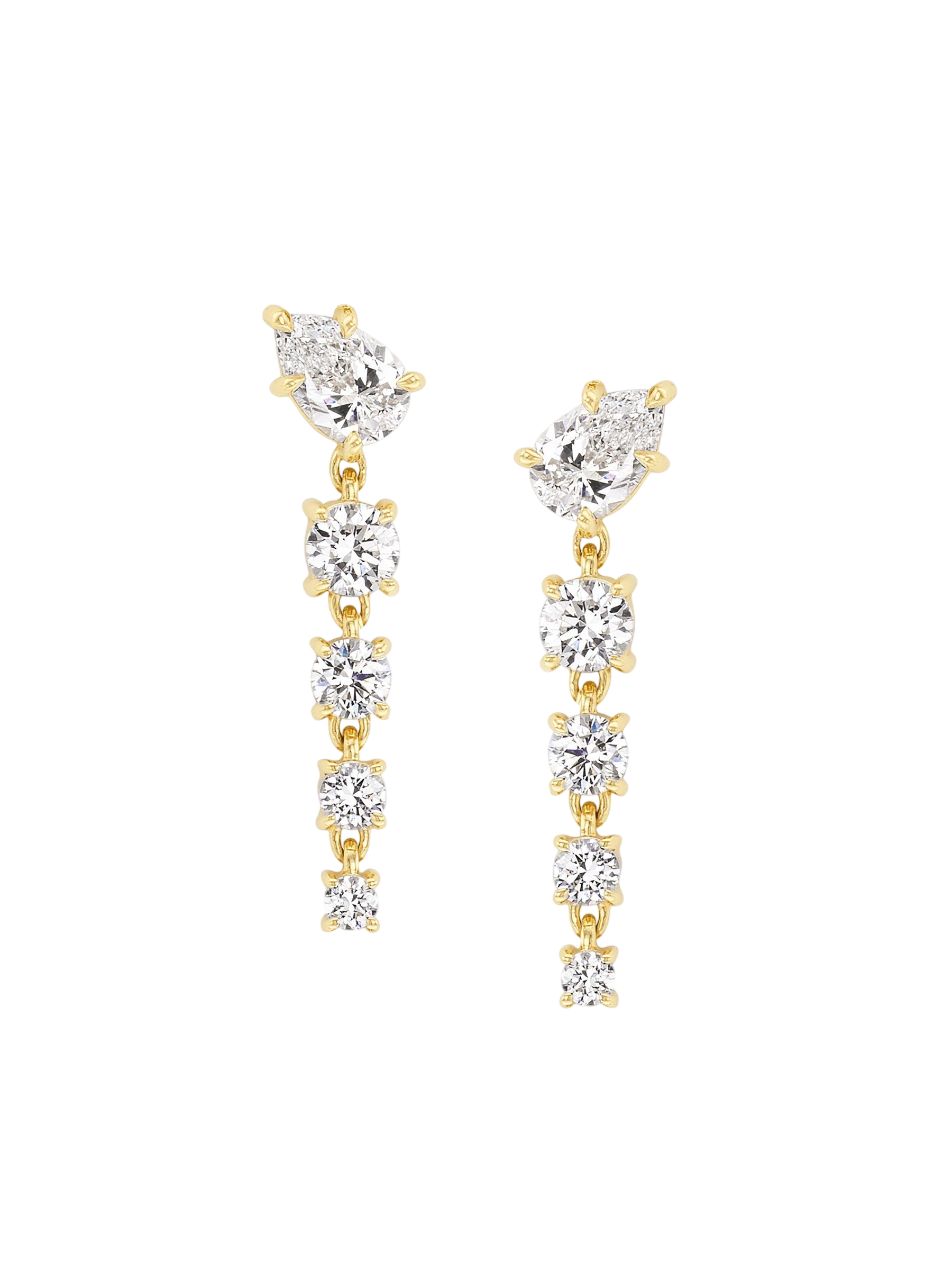 Bias Drop Earrings photo