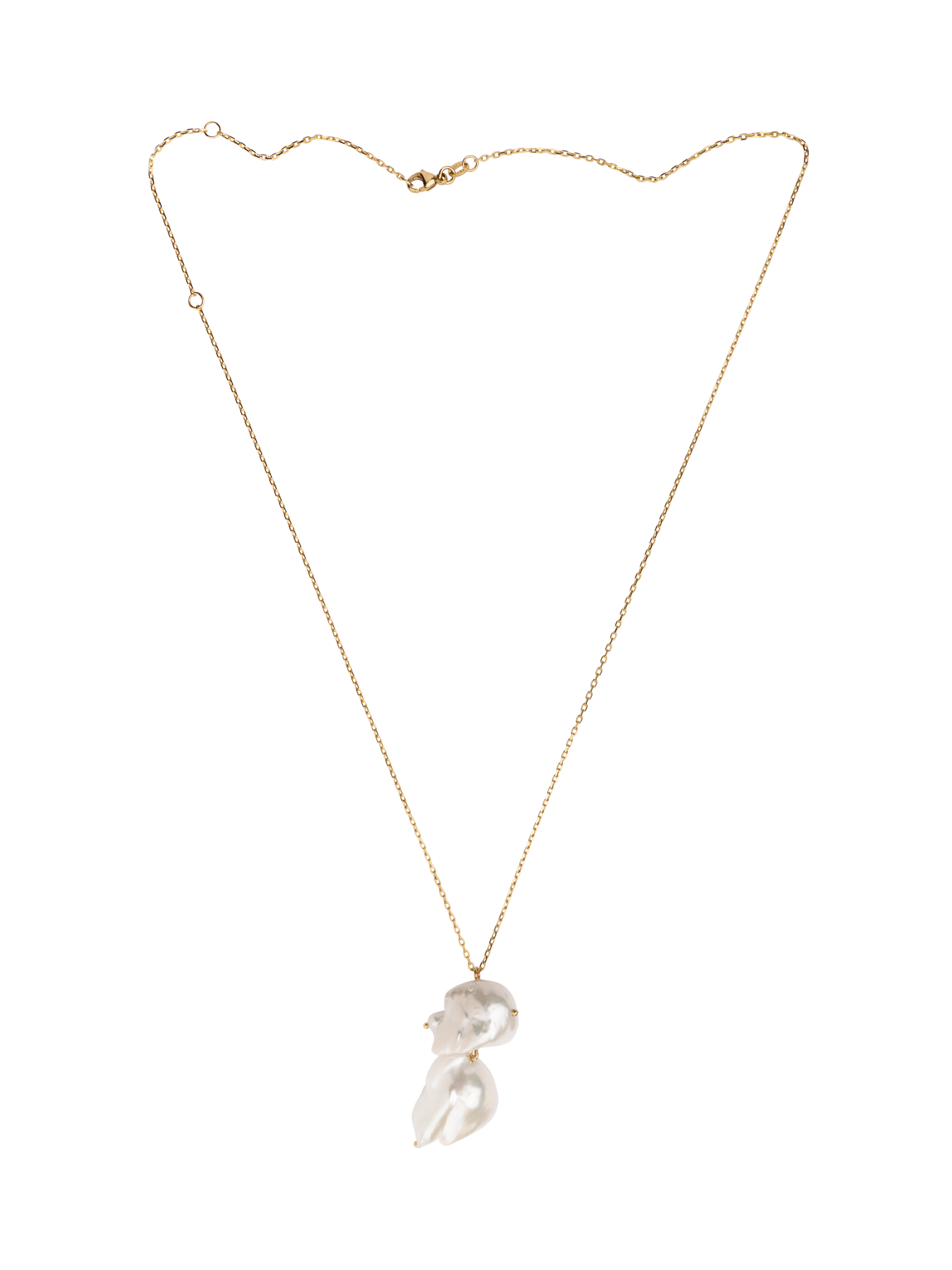 Double baroque necklace