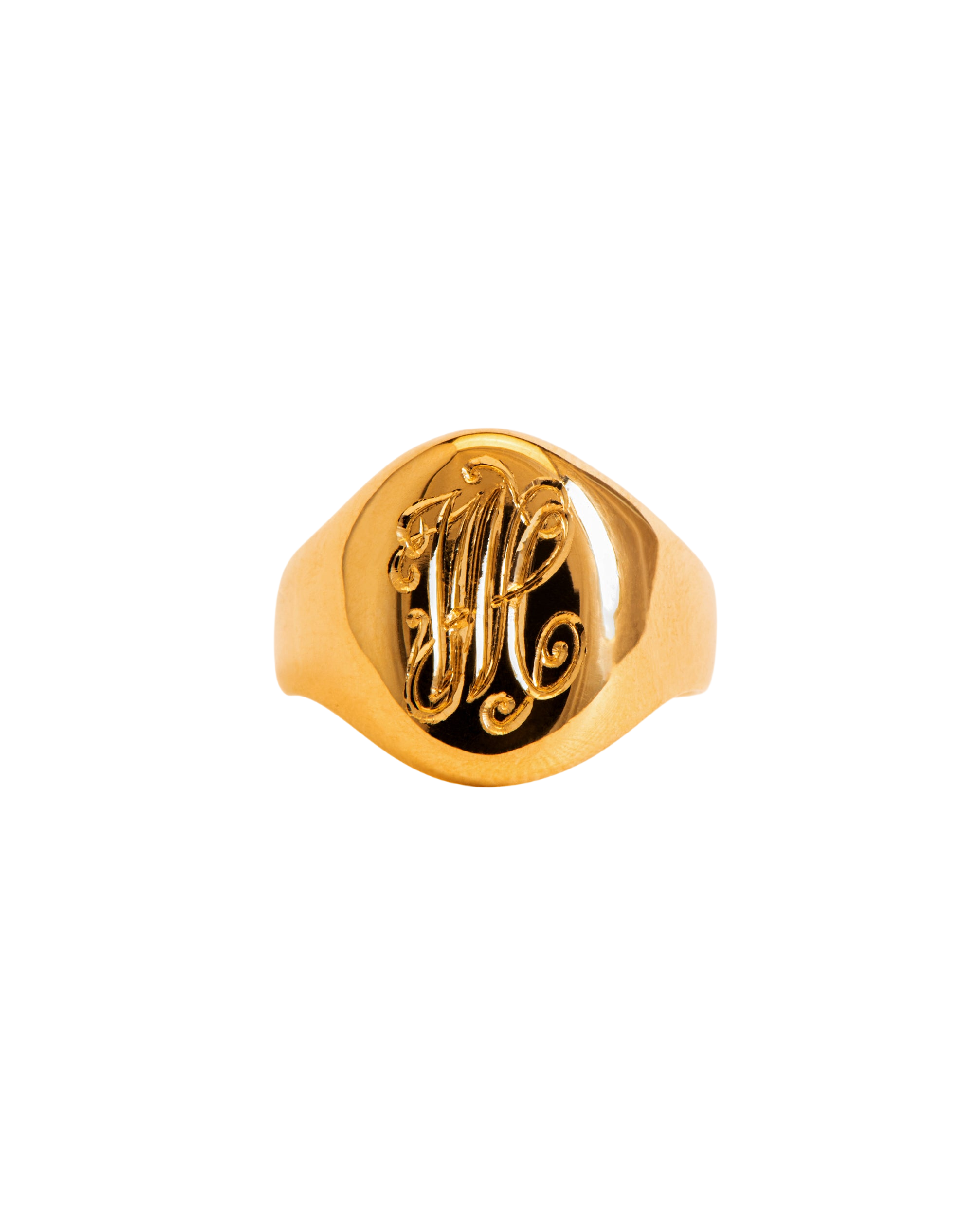 Signet ring in 18 ct. Gold