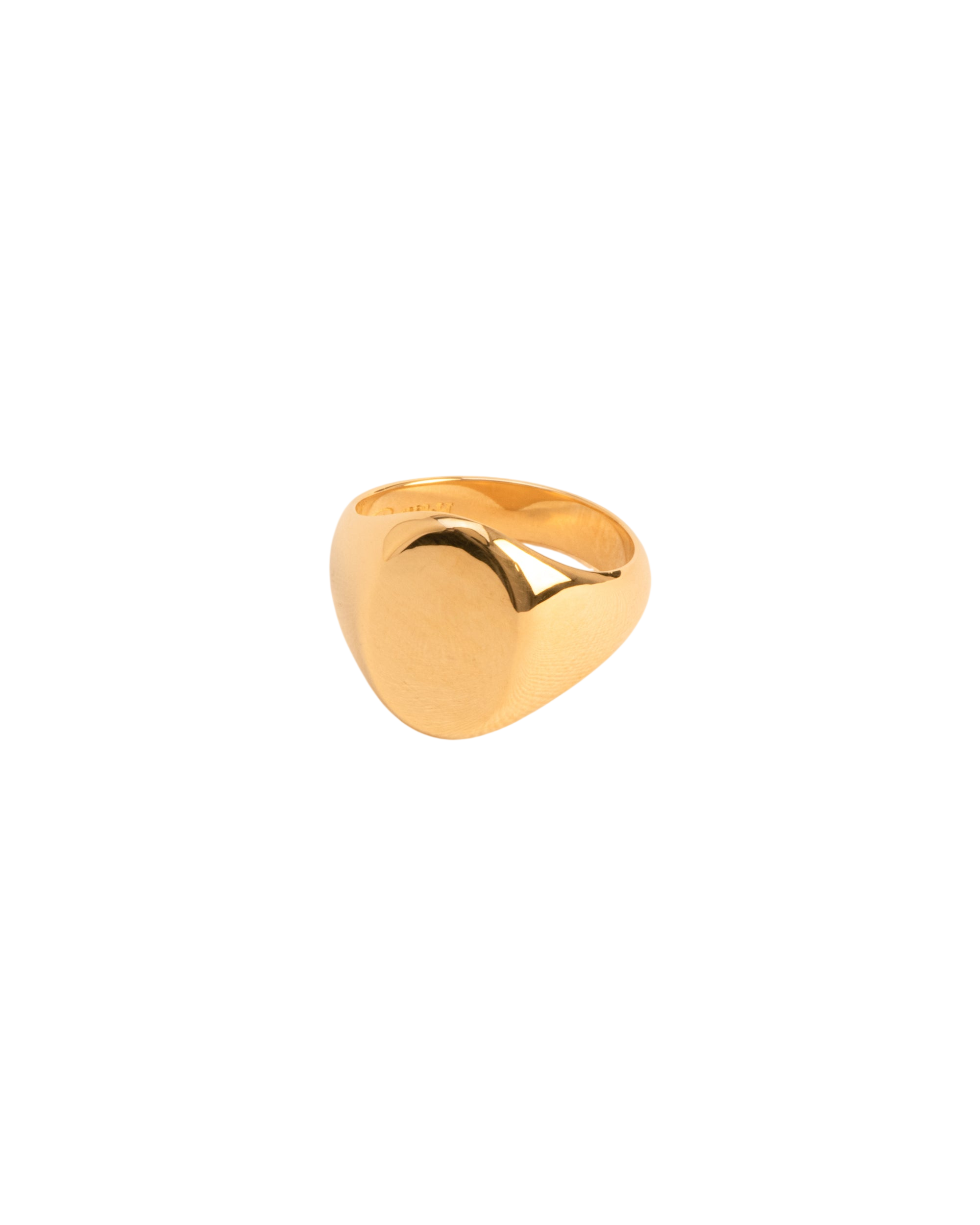 Signet ring in 18 ct. Gold photo