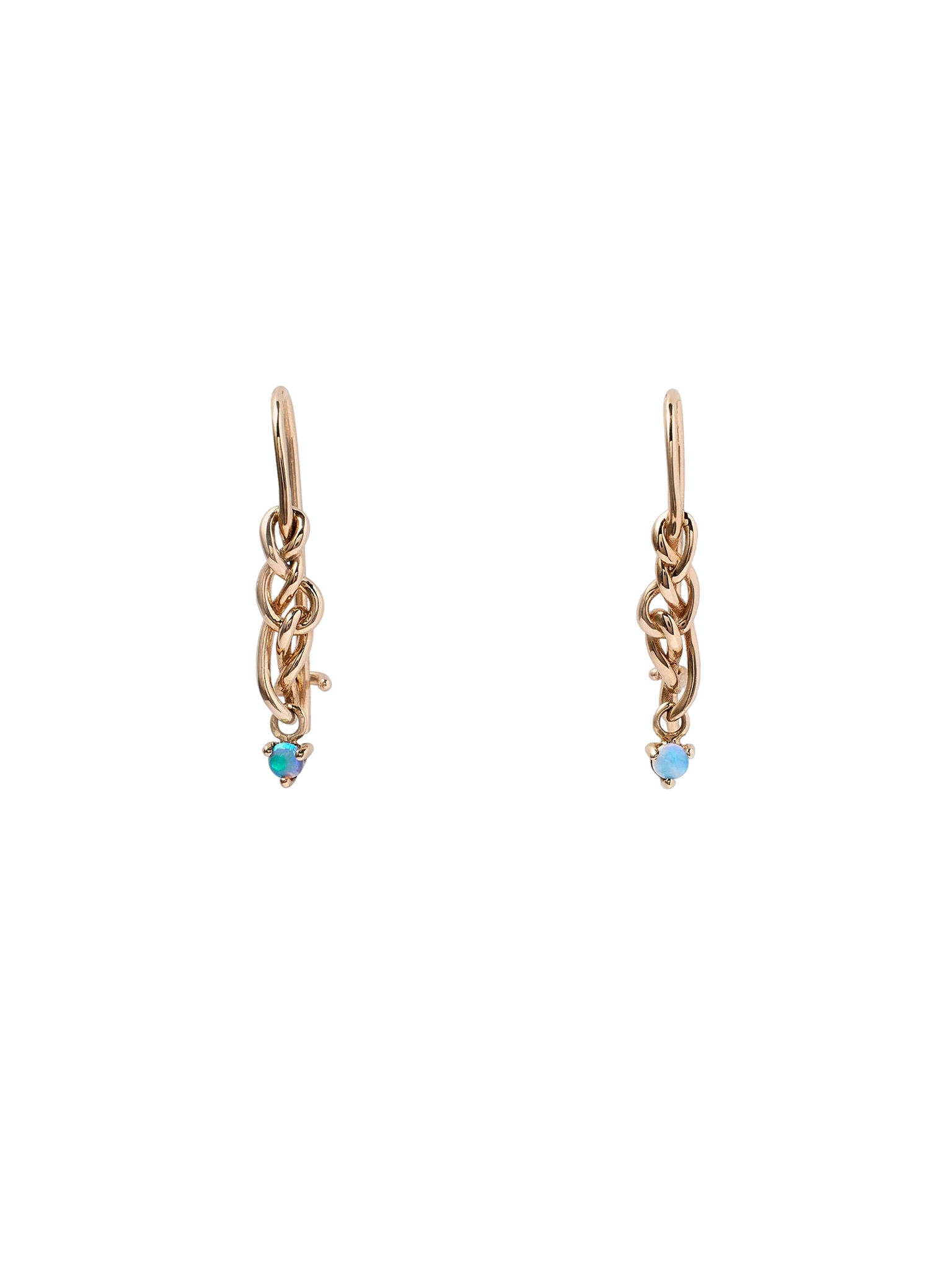 Midnight opal earrings
