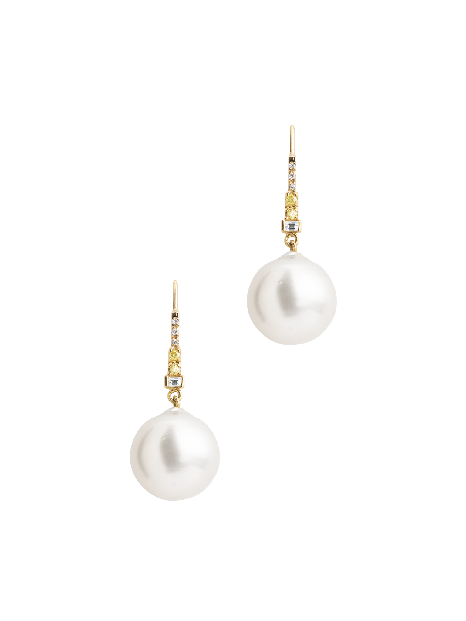 Galaxy pearl earrings