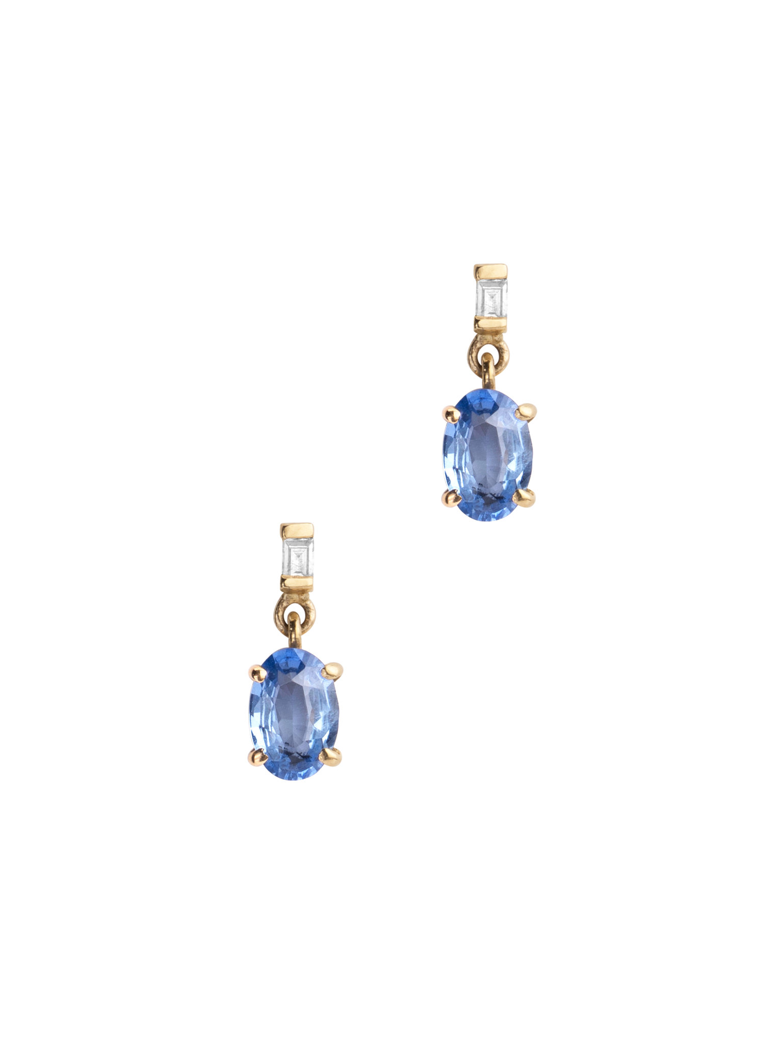 Galaxy sapphire earrings