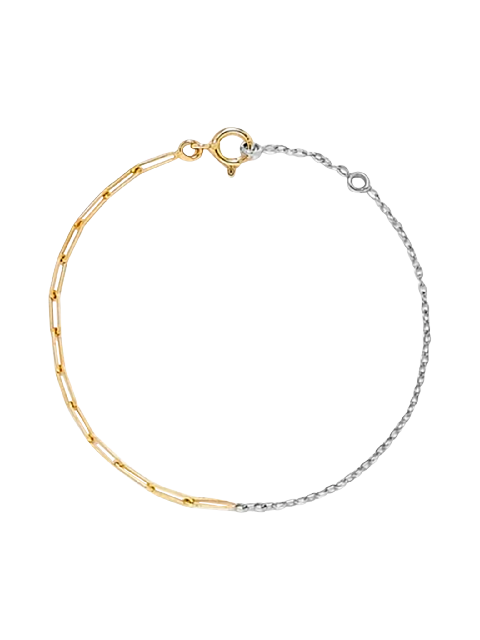 Nude pm 2 gold solitaire bracelet