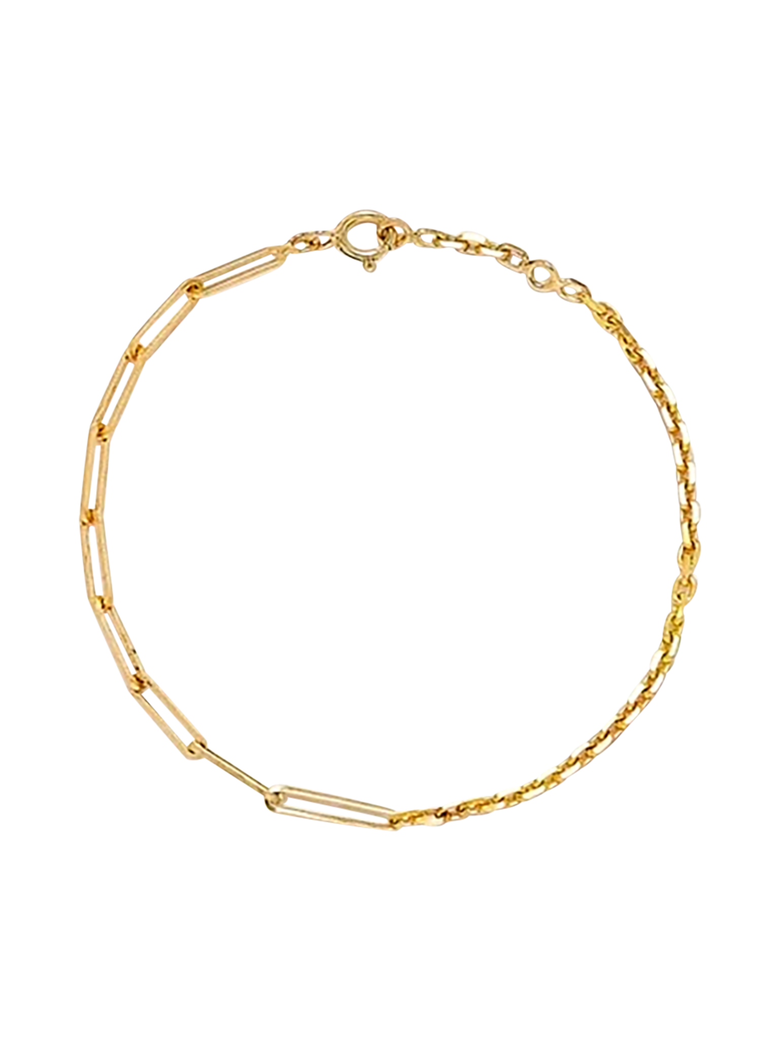 Maxi solitaire bracelet nude yellow gold