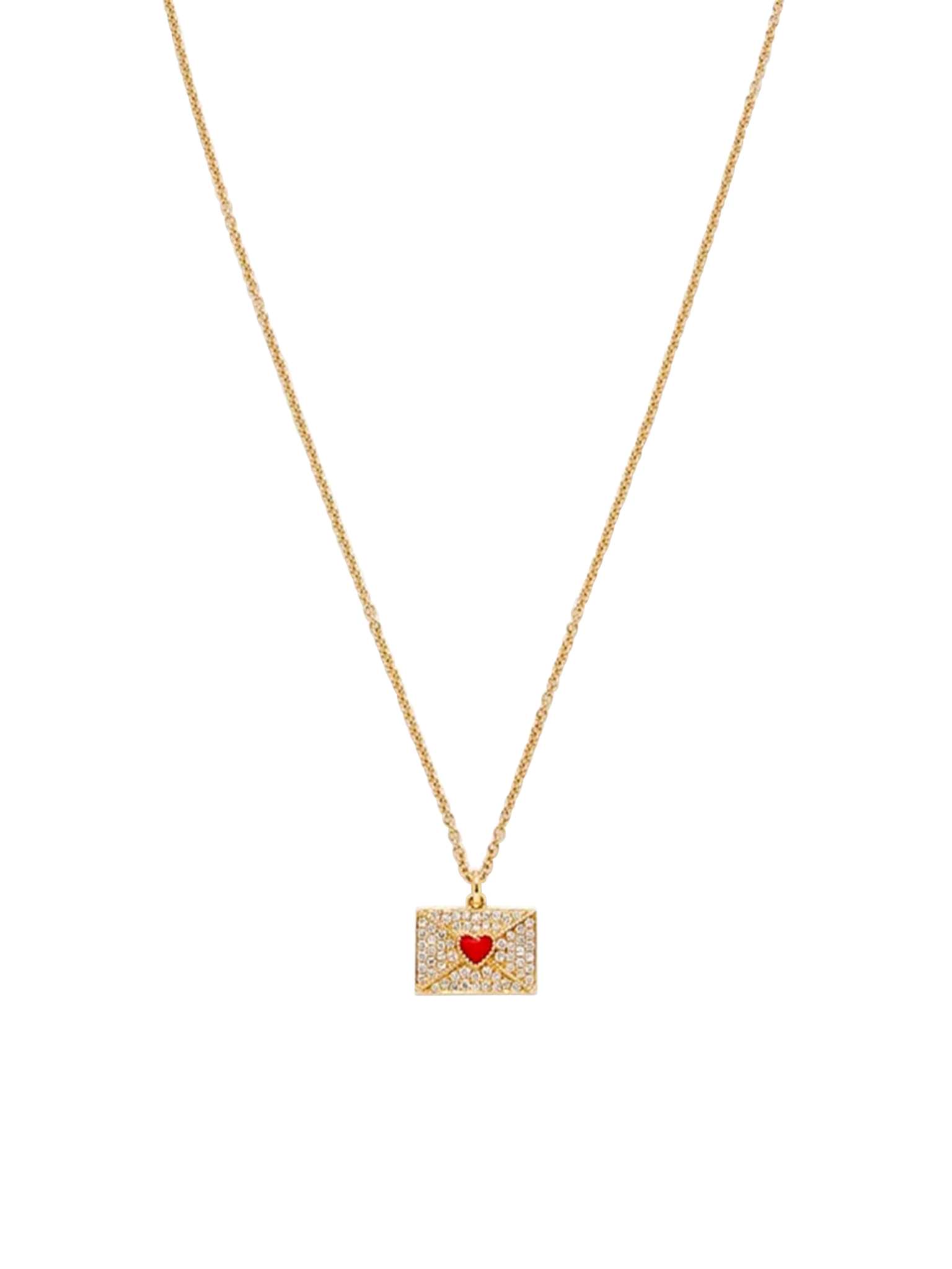 Yellow gold statement pendant