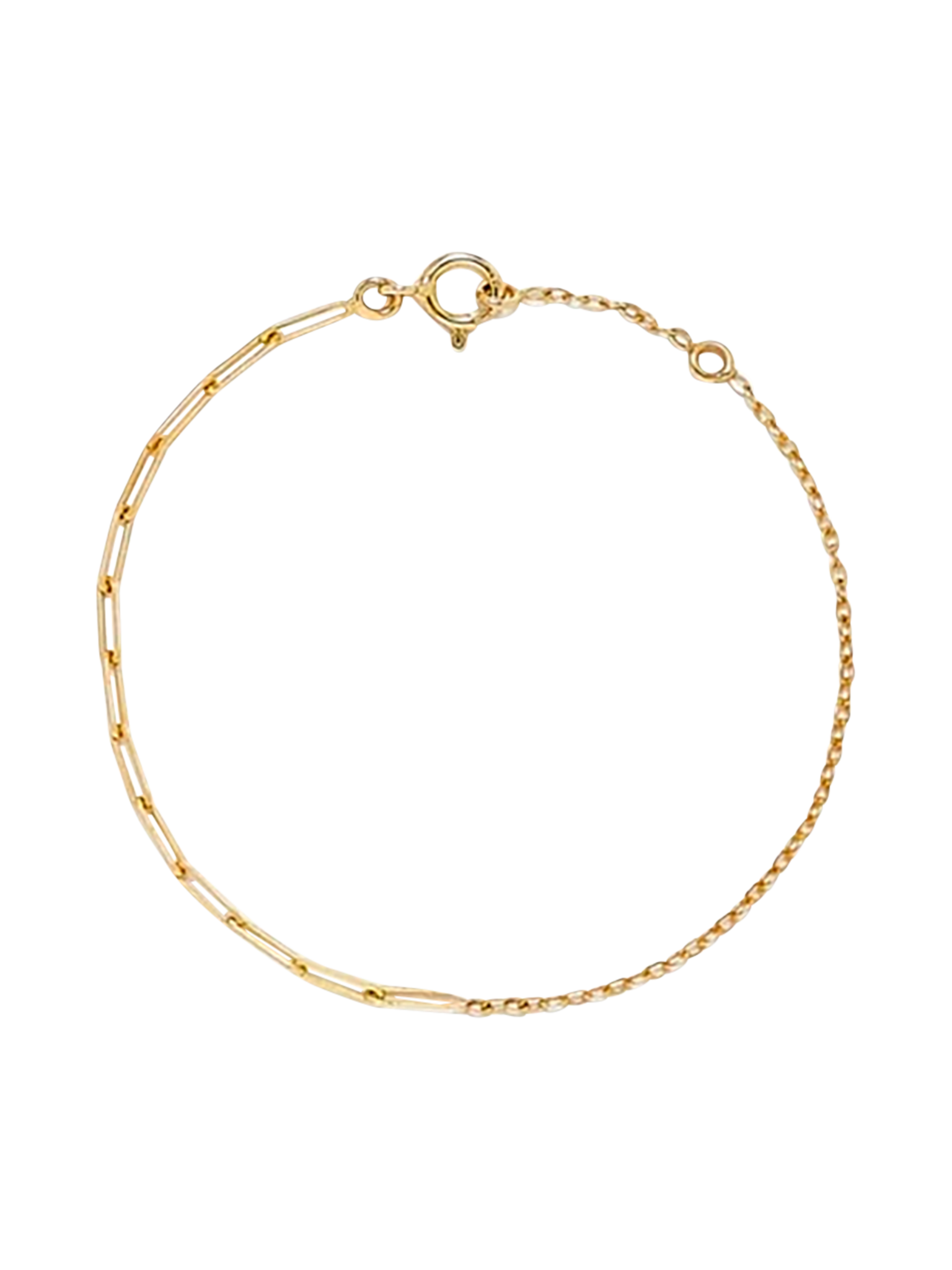 Nude pm solitaire bracelet yellow gold