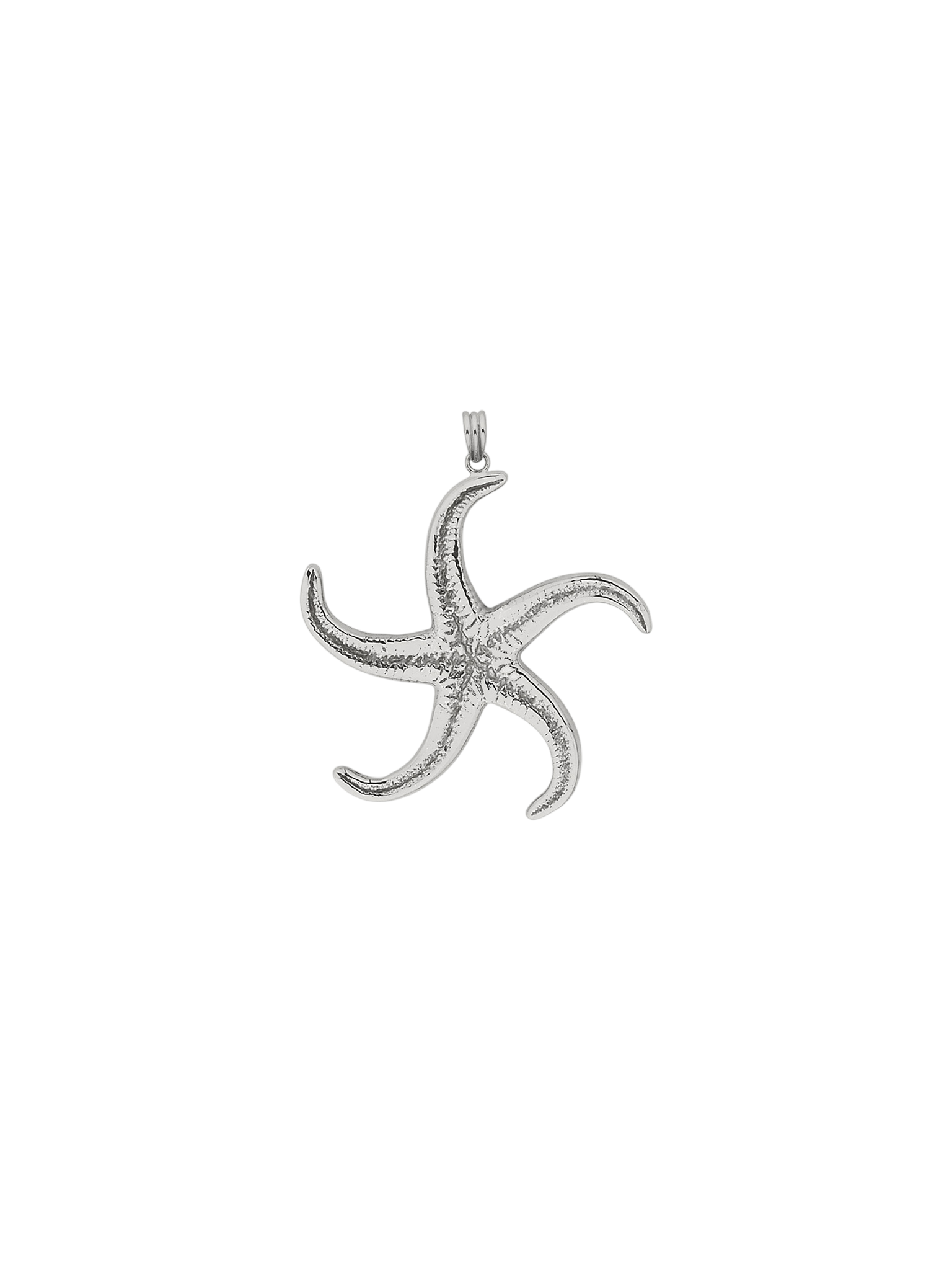 Starfish charm silver